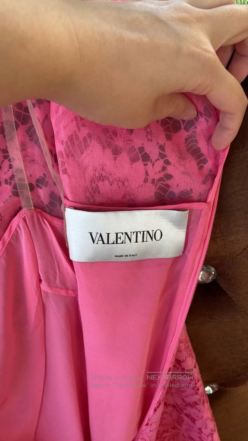Valentino Valentino Lace pink dress Size S / US 4 / IT 40 - 2 Thumbnail