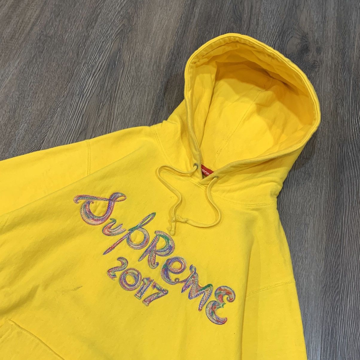 Supreme SUPREME BRUSH LOGO HOODIE Size US M / EU 48-50 / 2 - 2 Thumbnail