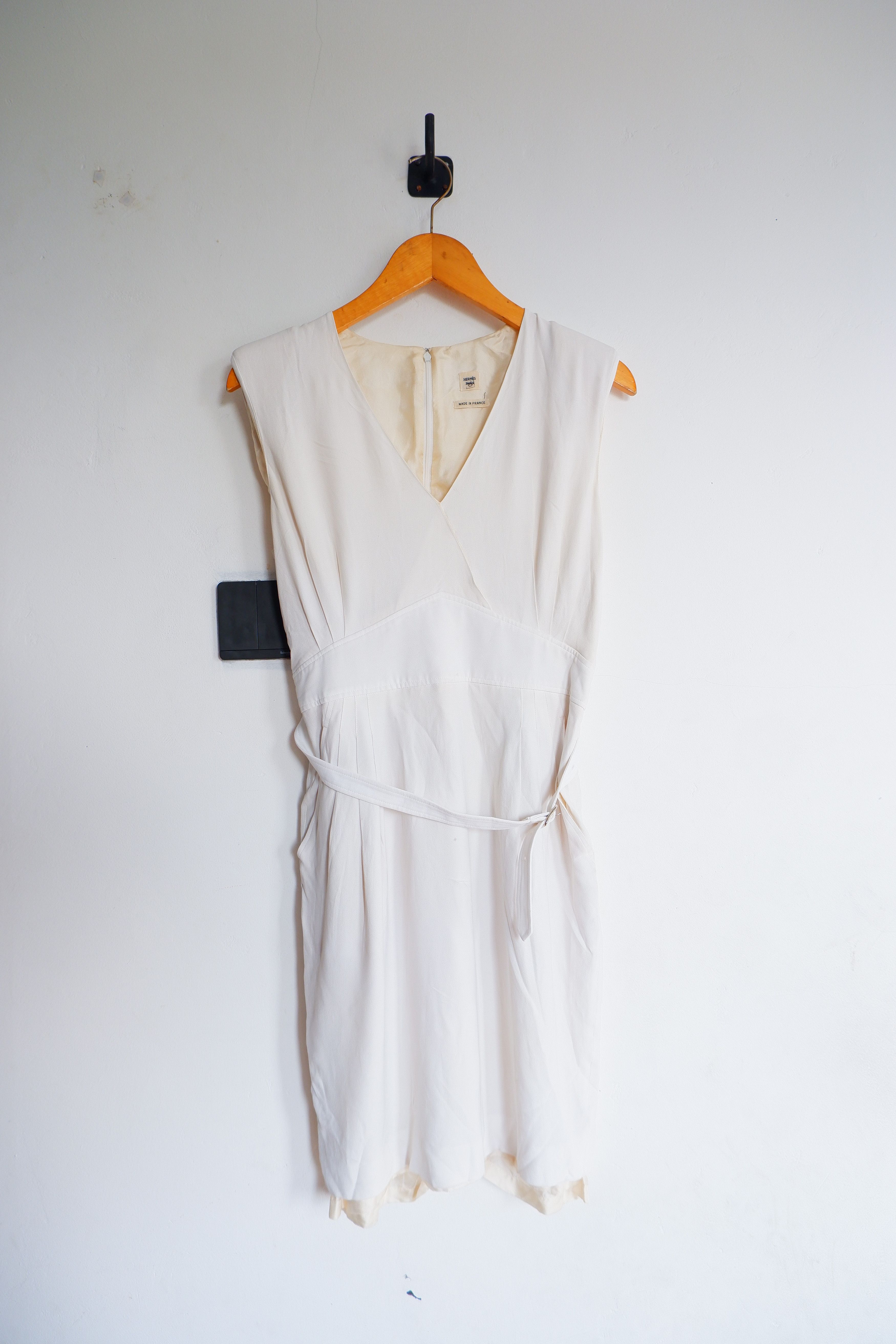 Hermes Vintage Hermes By Maison Margiela Belted Dress Size M / US 6-8 / IT 42-44 - 1 Thumbnail