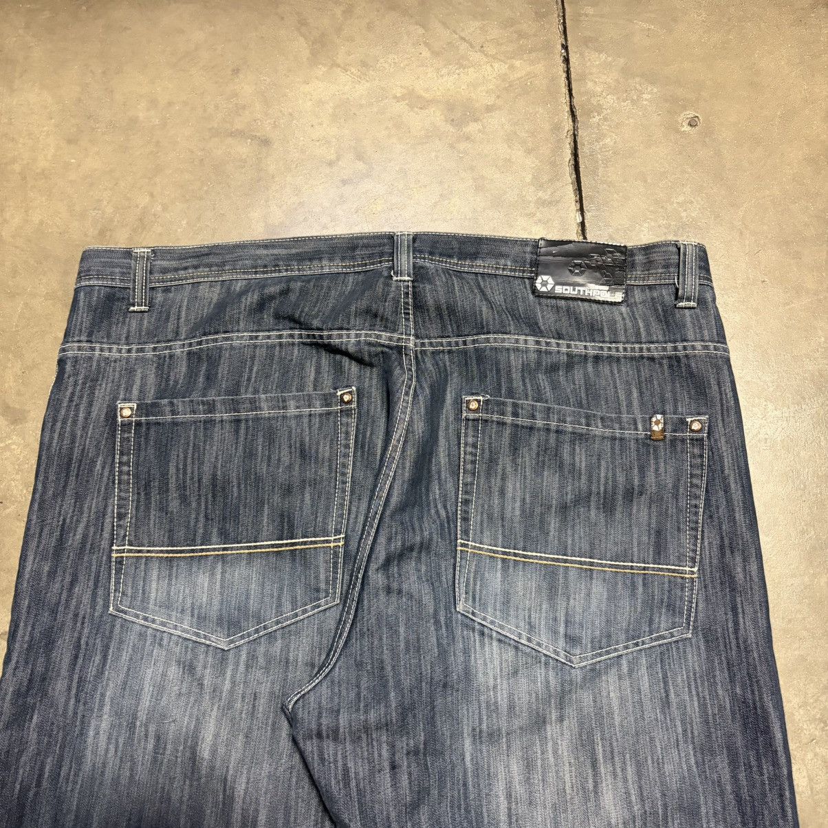 Southpole Vintage SouthPole Baggy Denim Jeans Wide Leg Skater Y2K 48 Size US 44 / EU 60 - 14 Thumbnail