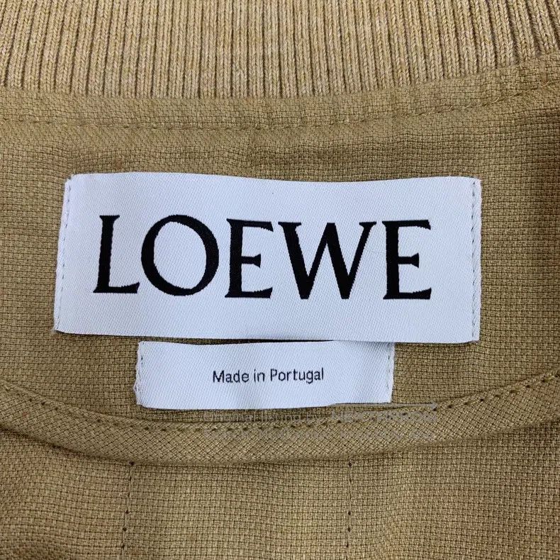 Loewe Loewe Brown Cotton Linen Stand Collar Zip Long Sleeve Jack Size XXS / US 00 / IT 34 - 5 Thumbnail