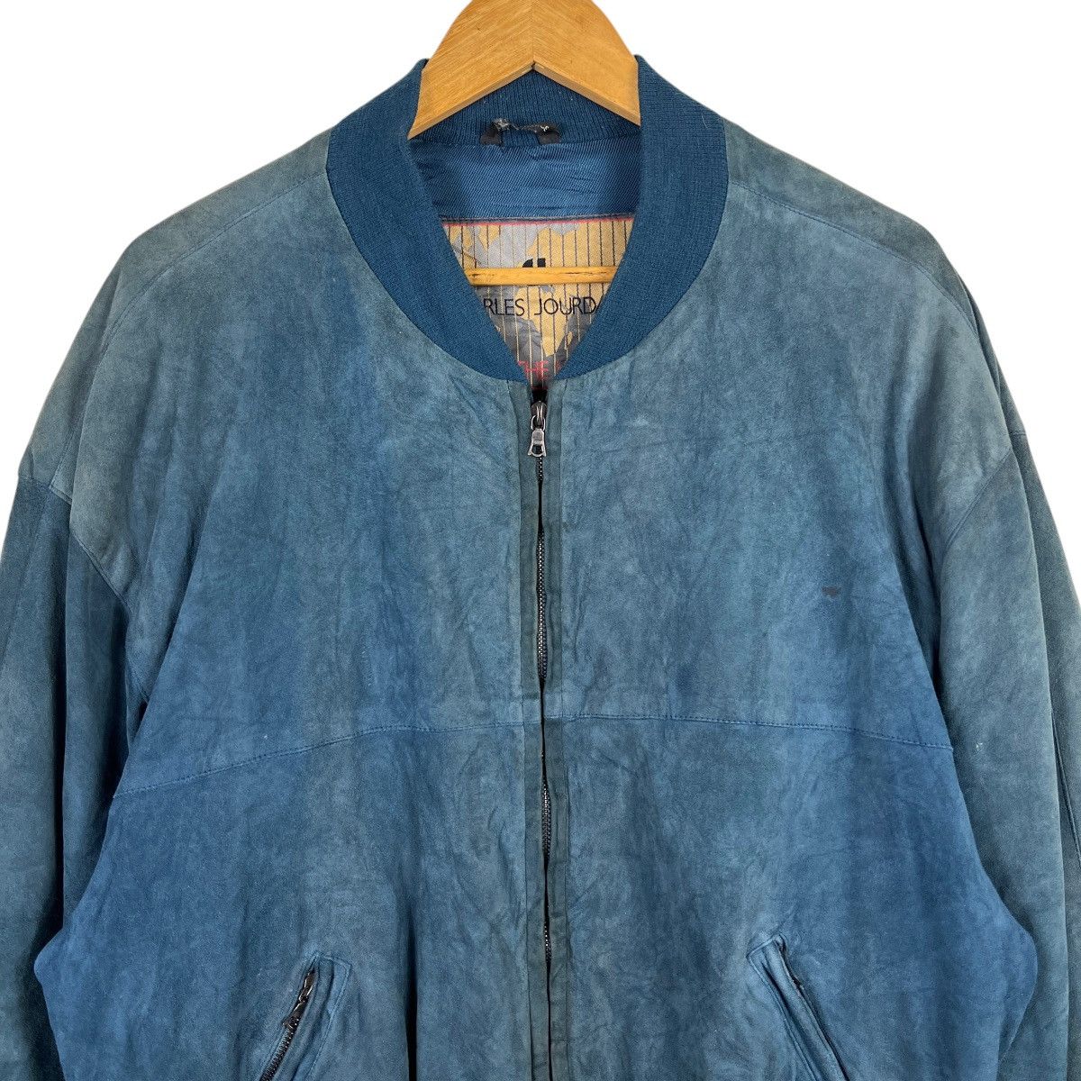 Charles Jourdan 💥 VINTAGE CHARLES JOURDAN ROUND THE WOLRD LEATHER JACKET Size US L / EU 52-54 / 3 - 5 Thumbnail