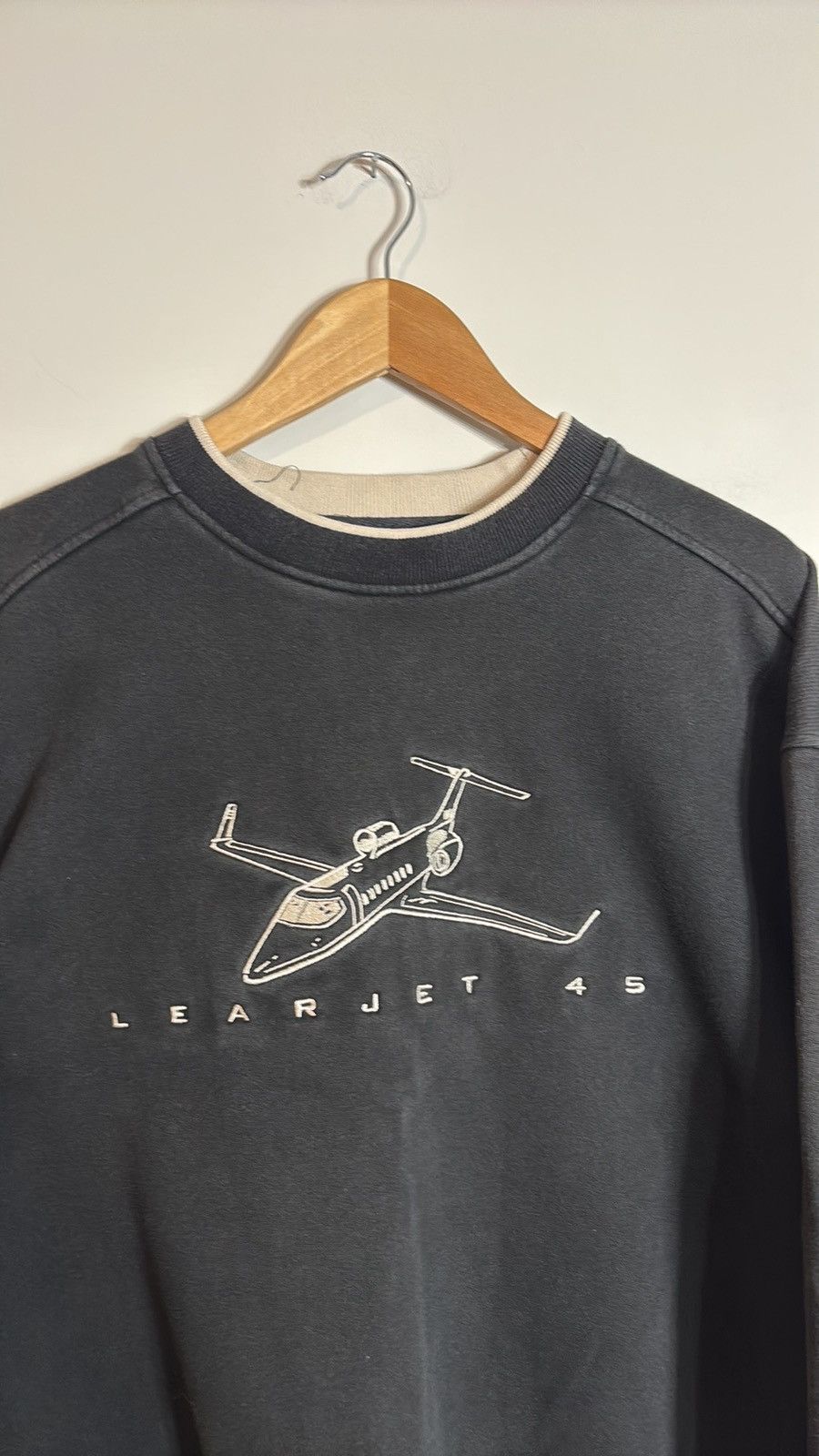 Vintage Vintage Gear for Sports Learjet 45 Crewneck Size US XL / EU 56 / 4 - 2 Thumbnail