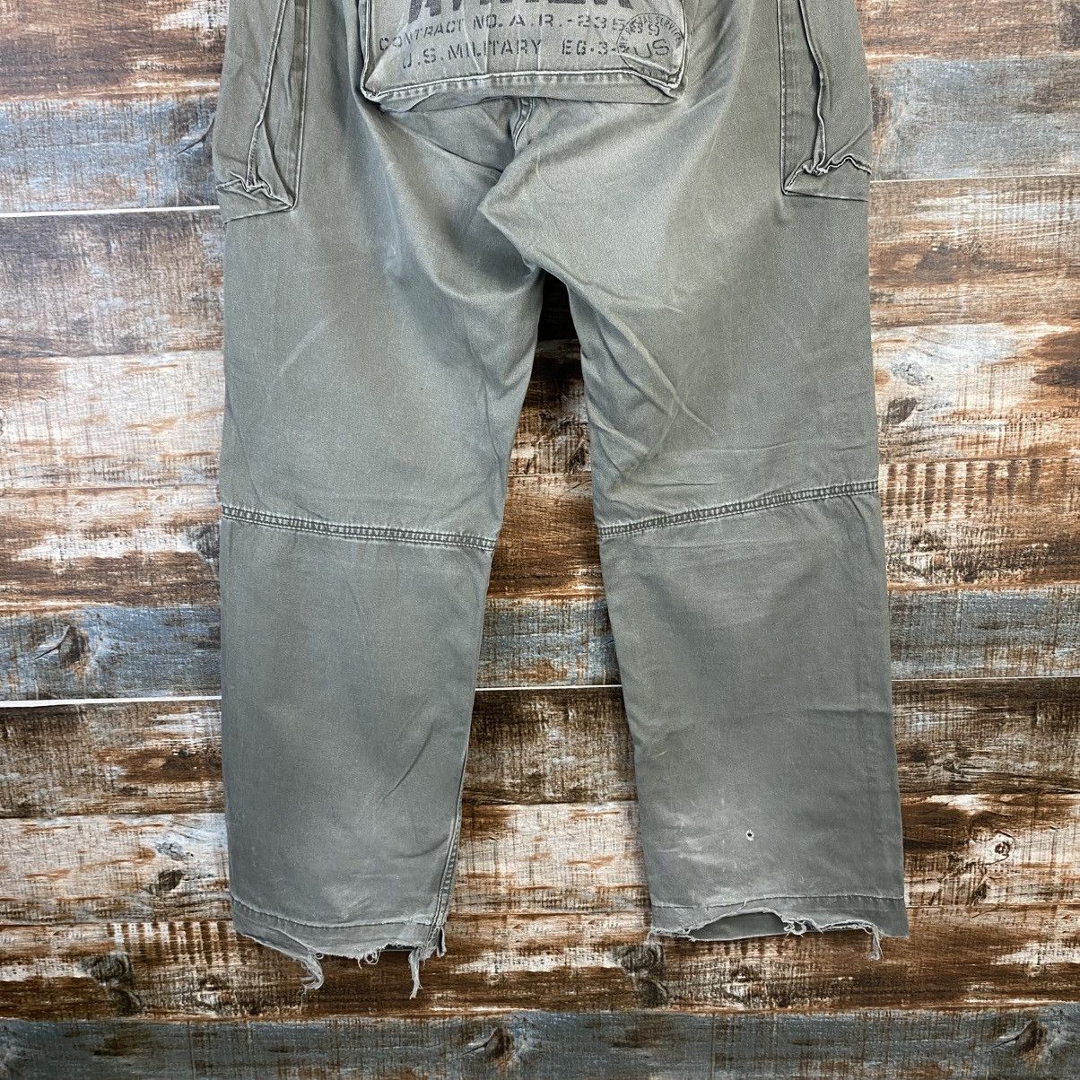 Avirex DL Avirex Green big pocket Cargo Multipocket Pants #C789 Size US 30 / EU 46 - 3 Thumbnail
