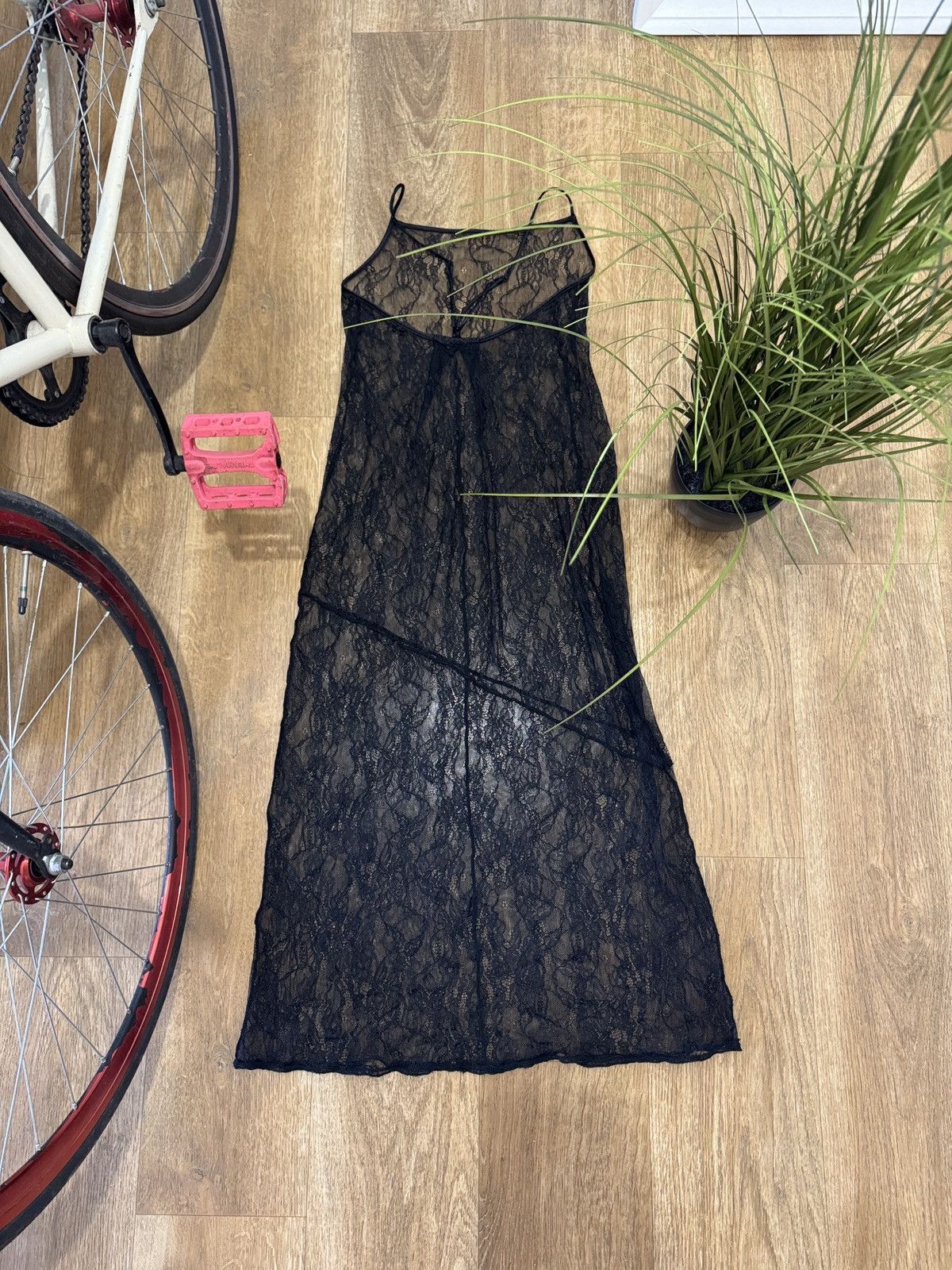 Vintage VINTAGE FULL MESH 2000s GUIPURE MAXI DRESS Size M / US 6-8 / IT 42-44 - 6 Thumbnail