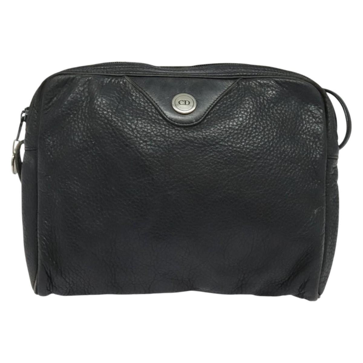 Dior DIOR Shoulder Bag Leather Black Silver Size ONE SIZE - 2 Thumbnail