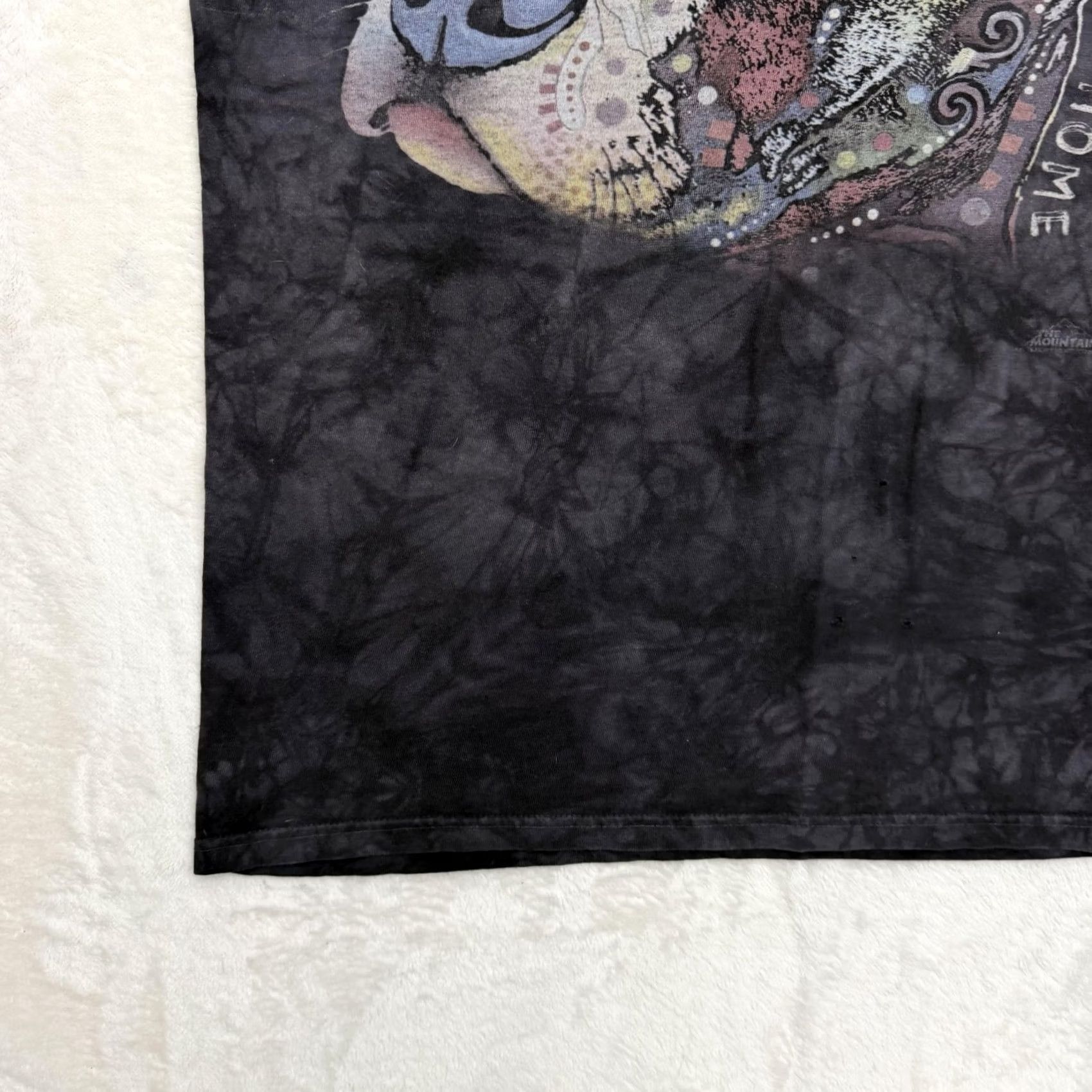 The Mountain The Mountain Shirt Mens XL Black Tie Dye Dog Rescue Graphic In A Perfect World Size US XL / EU 56 / 4 - 6 Thumbnail