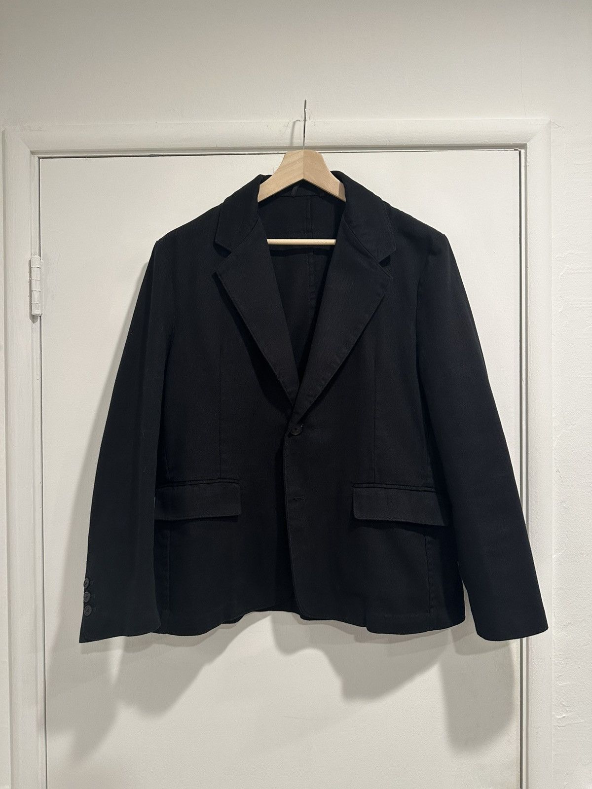 Prada Prada SS22 Cotton Drill Unlined Blazer Size US L / EU 52-54 / 3 - 2 Thumbnail