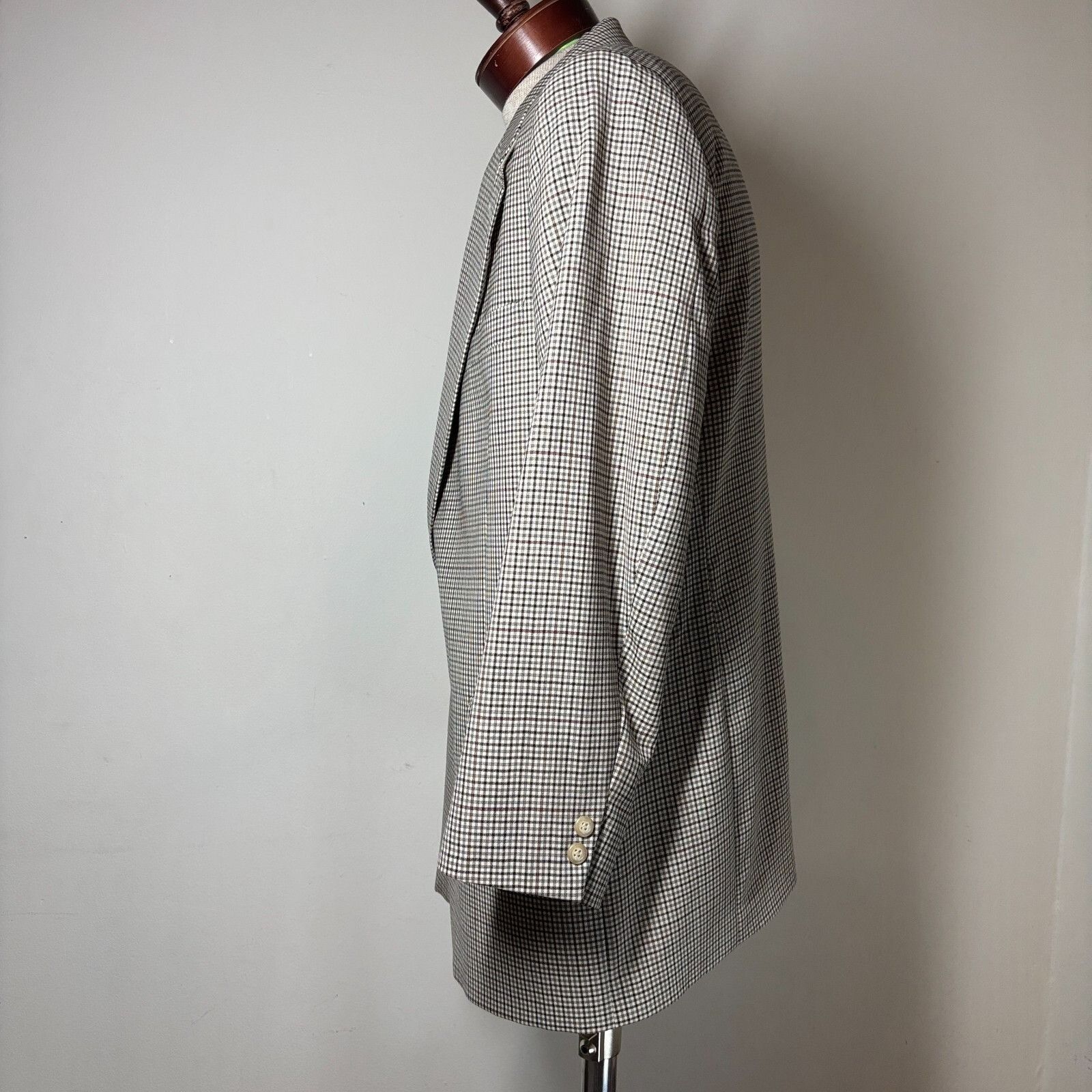 Brooks Brothers Vintage Brooks Brothers Wool Blazer Plaid Check Made in USA Size 46R - 4 Thumbnail