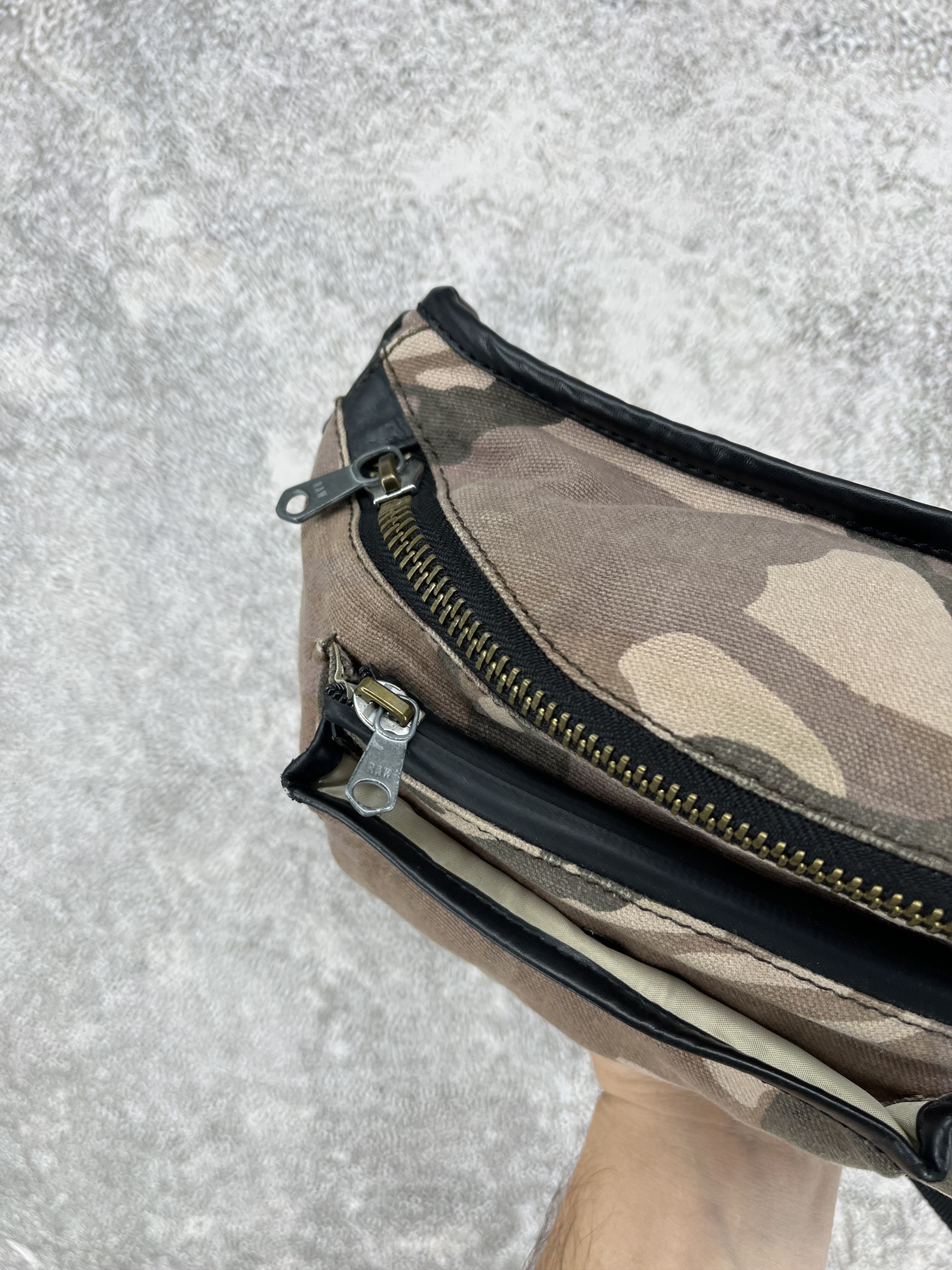 G-Star NWT G-Star Raw Stalt Dast Waistbag Taupe/Light Moss Camo Size ONE SIZE - 4 Thumbnail