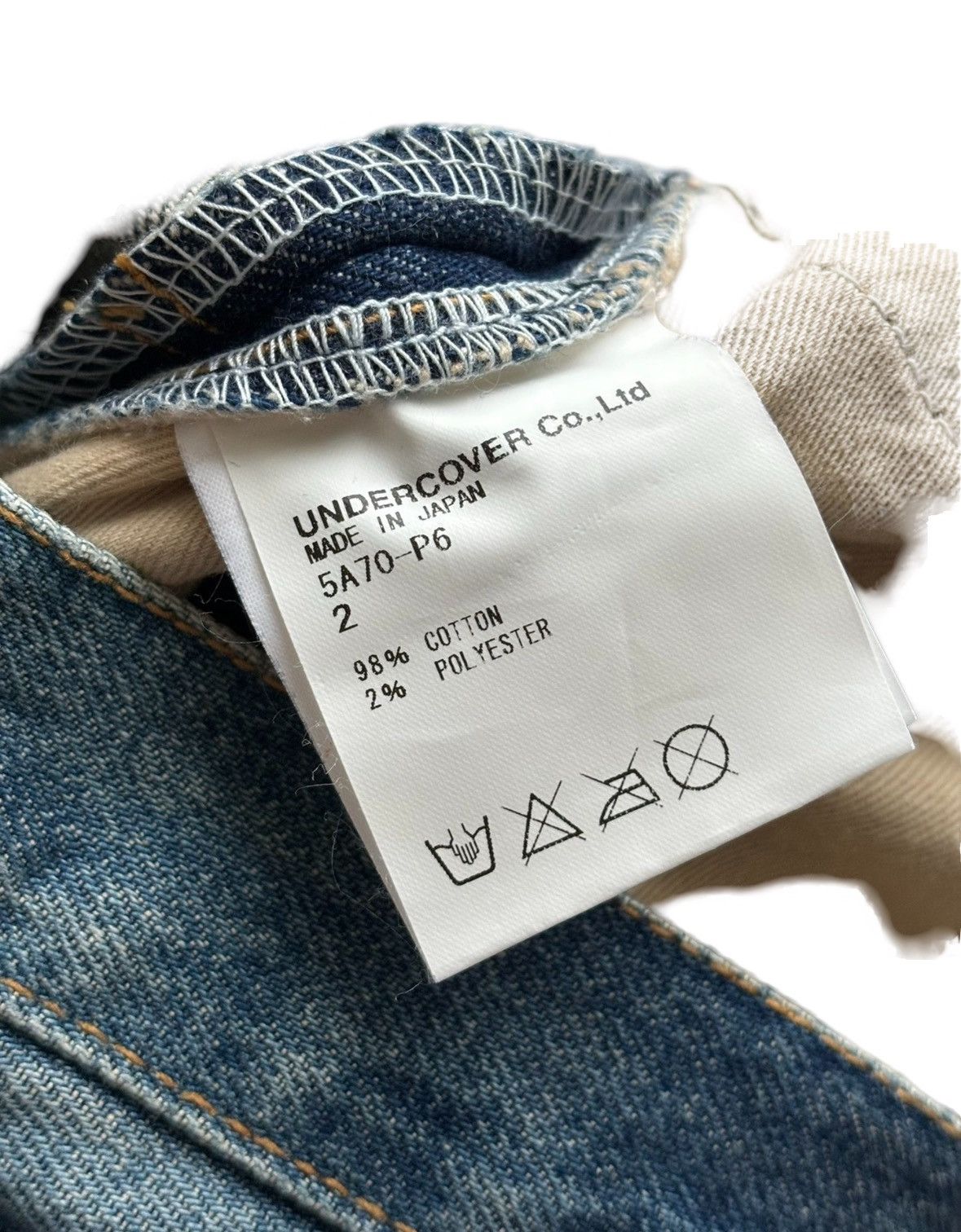 Undercover 05ss heart love jeans Size US 29 - 4 Thumbnail