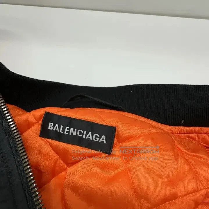 Balenciaga Balenciaga Men's Black Pilot Jacket. Size US L / EU 52-54 / 3 - 7 Thumbnail