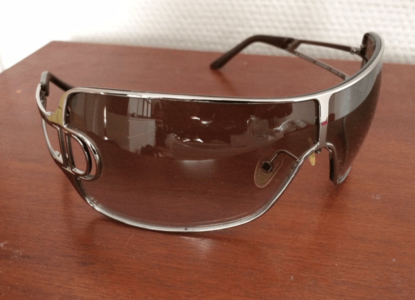 Dior Christian Dior Sunglasses 2 Diorissimo Pop Shield Vintage Size ONE SIZE - 3 Thumbnail