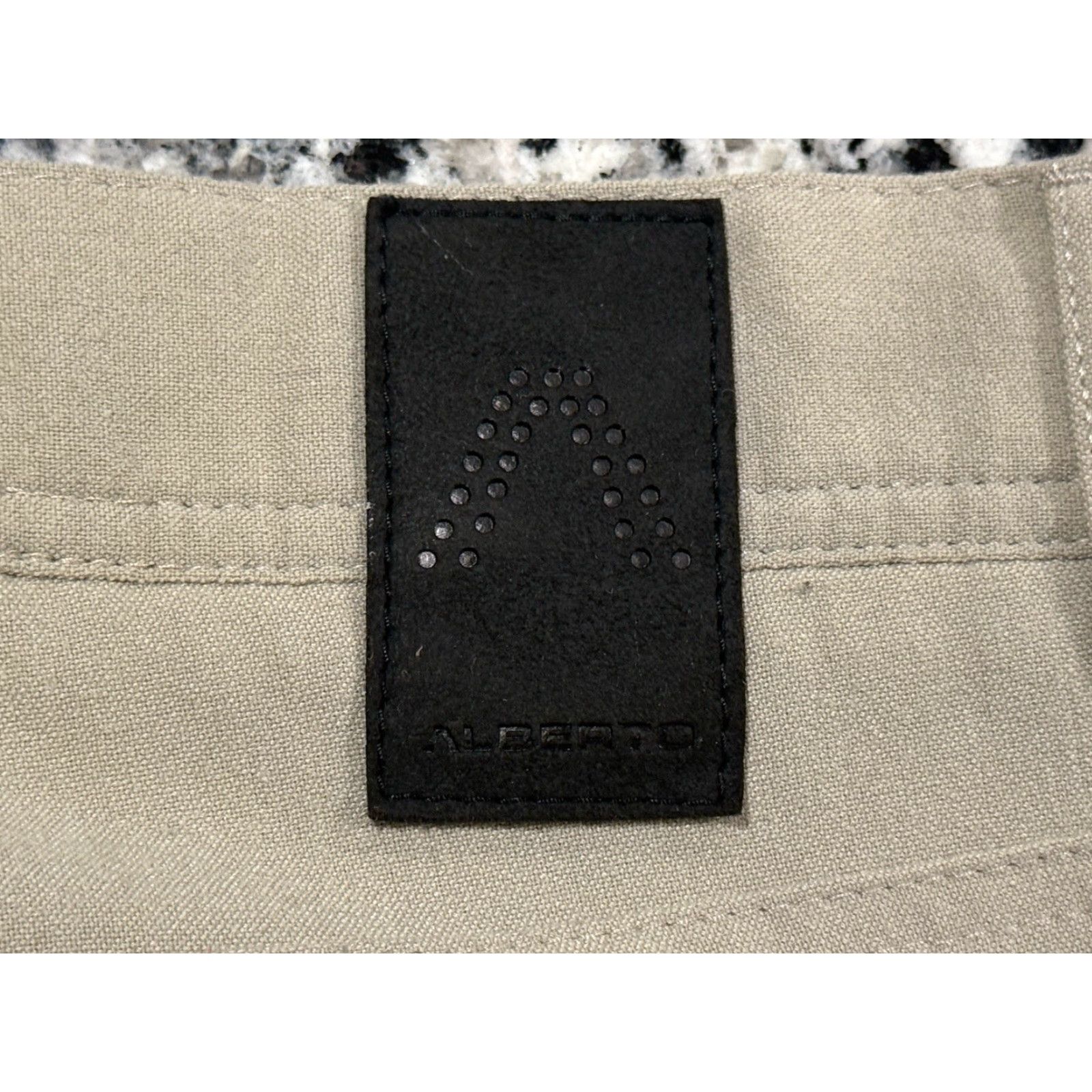 Vintage Alberto Dress Pants Mens 38 X 32 Khaki Ceramica Modern Fit Flat Front Straight Size US 38 / EU 54 - 6 Thumbnail