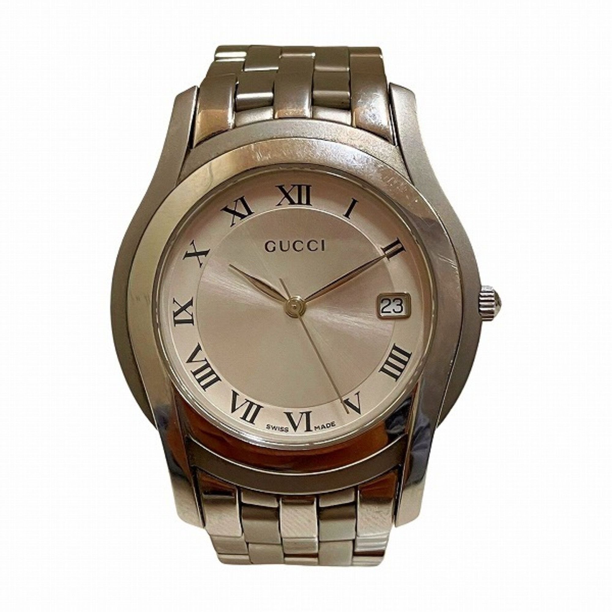 image of Gucci 5500M Quartz Watch Men's in Silver