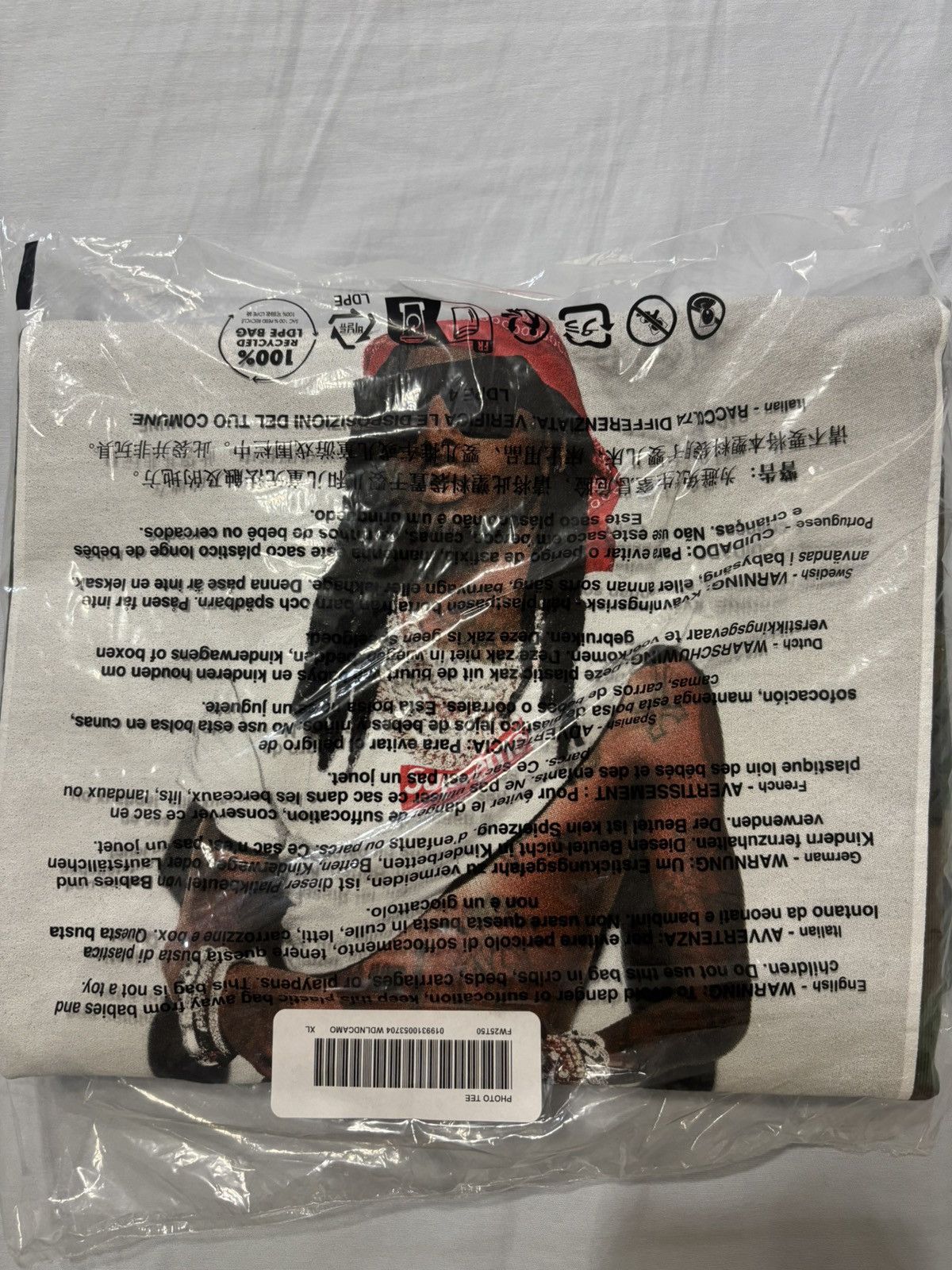Supreme Supreme Playboi Carti Tee Woodland Camo Size XL IN HAND!!! Size US XL / EU 56 / 4 - 1 Thumbnail
