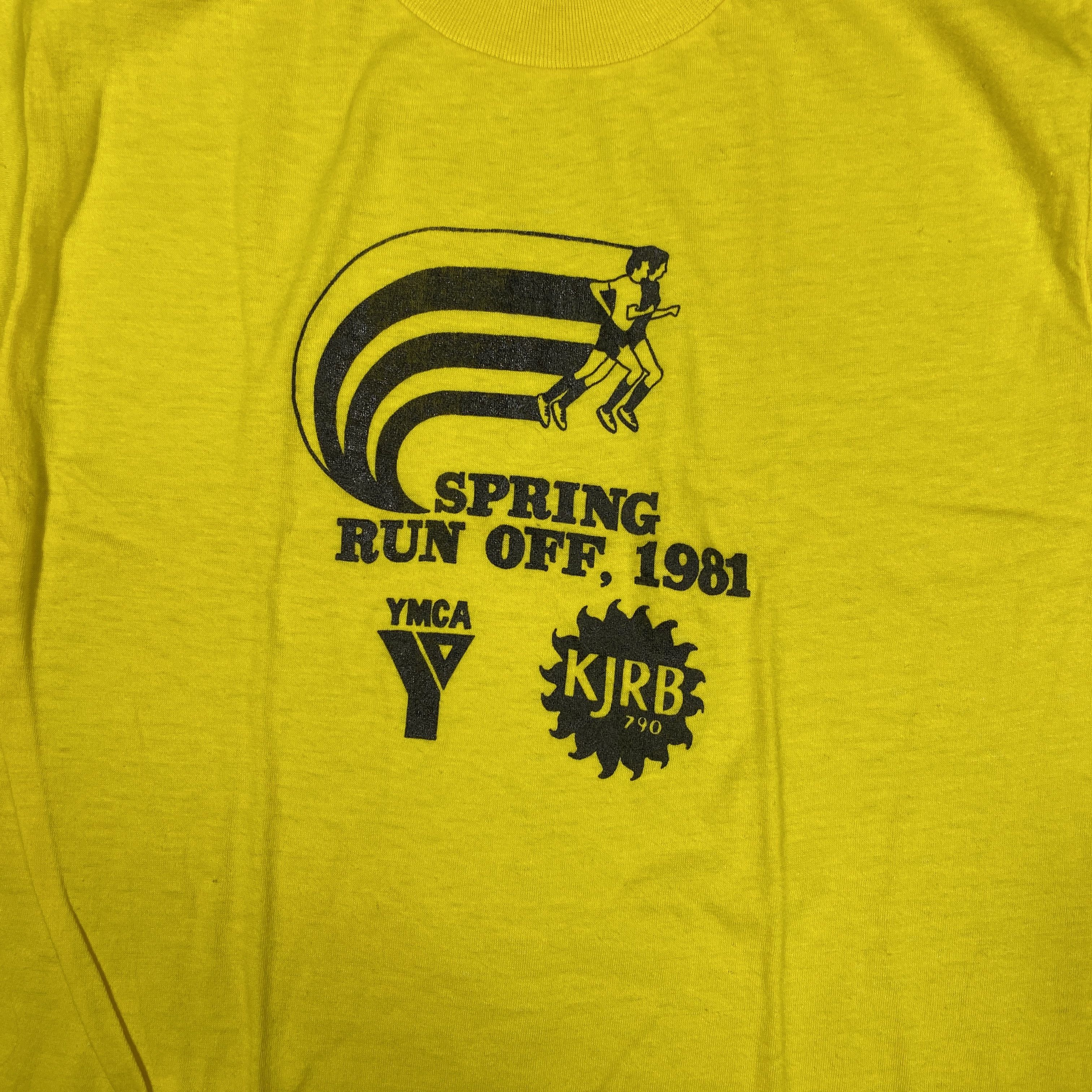 Vintage Vintage Single Stitch Screen Stars YMCA Run 1981 Tee Large Size US L / EU 52-54 / 3 - 3 Thumbnail