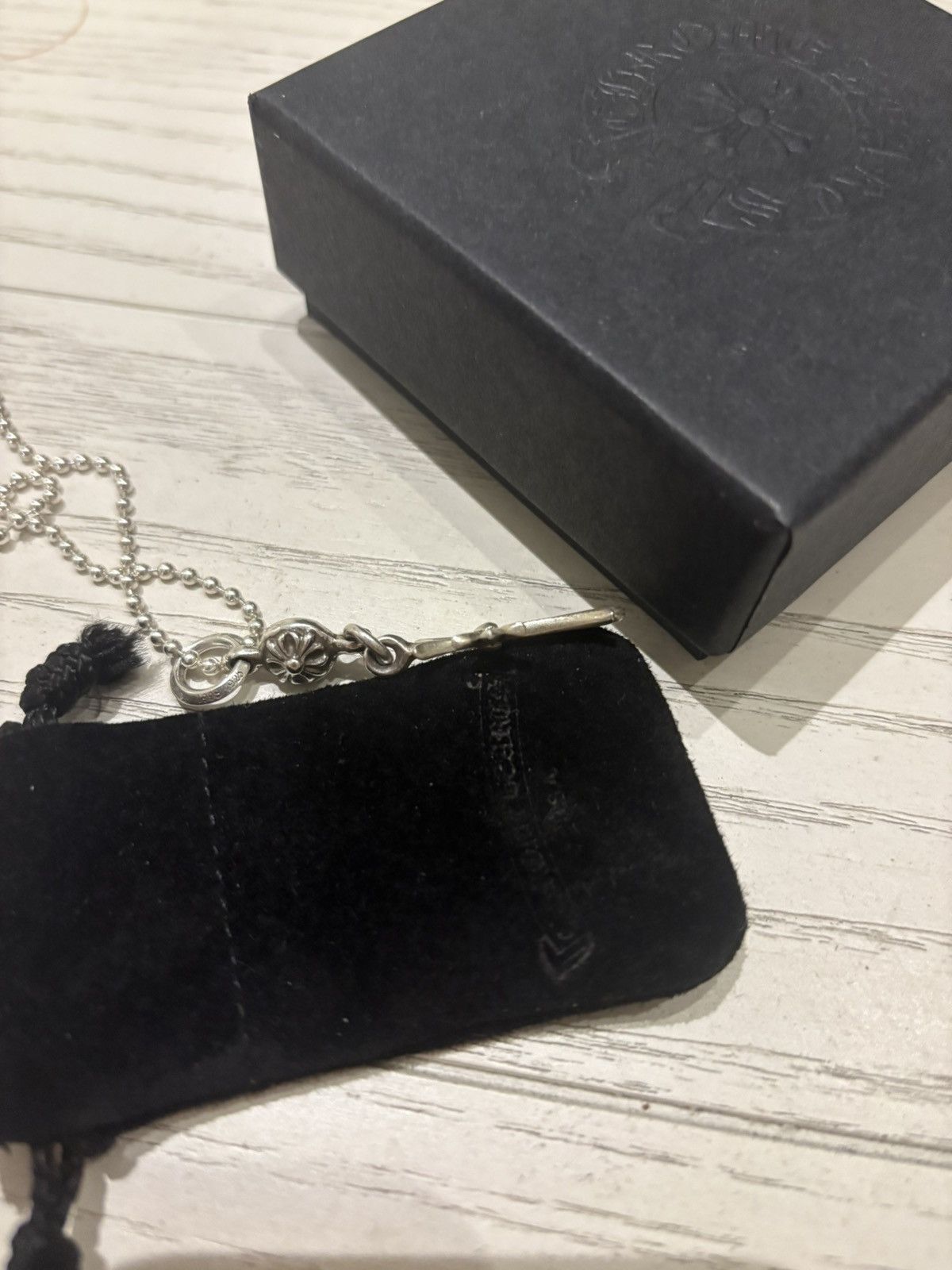 Chrome Hearts Chrome Hearts Ball Tiny CH Cross Pendant Size ONE SIZE - 6 Thumbnail