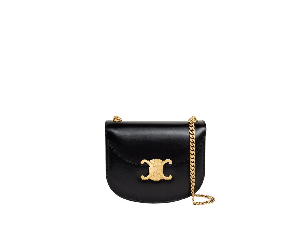 Celine o1w1db10326 110973BF4 Size:OS/Chain Crossbody Bag in Black Size ONE SIZE - 1 Thumbnail