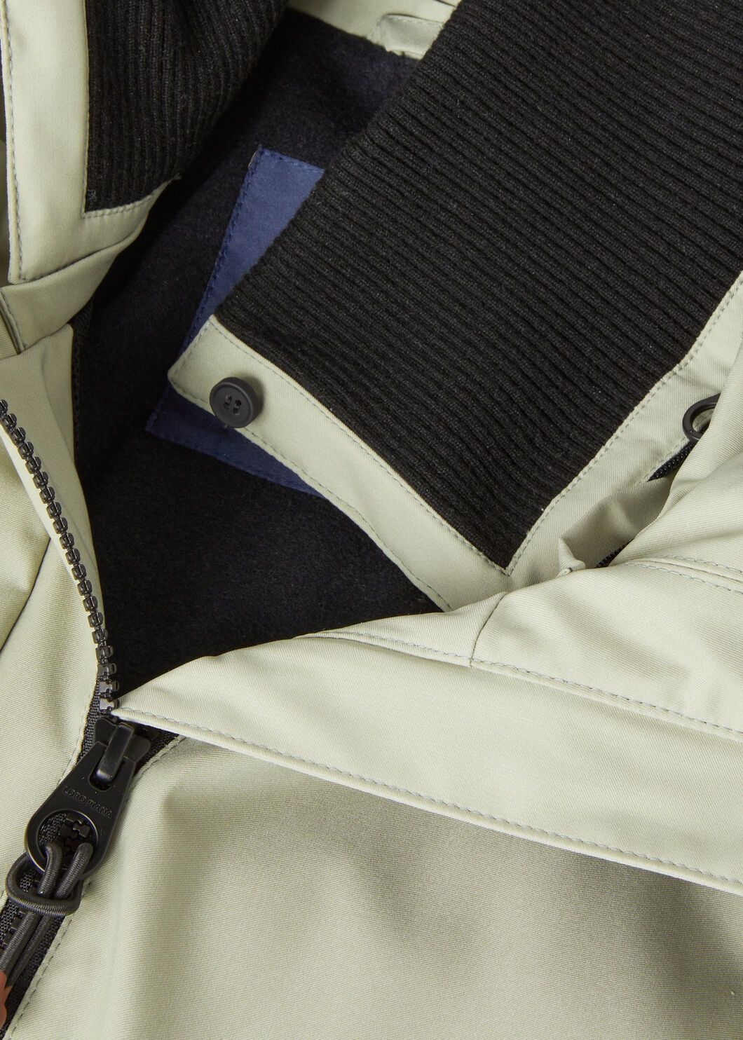 Loro Piana o1w1db10825 FAO5547 Bia Bomber Jacket in Light Green Size L / US 10 / IT 46 - 3 Thumbnail