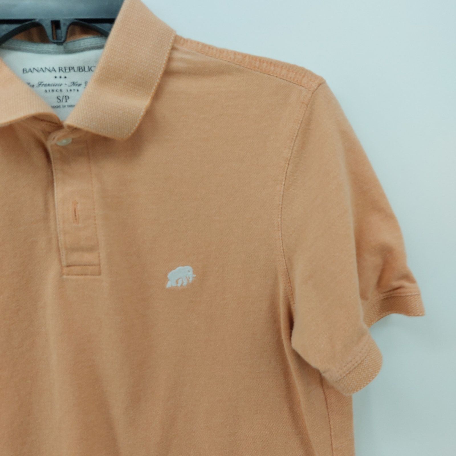 Banana Republic Banana Republic Orange Polo Shirt Mens Logo Mammoth Sz Small Size US S / EU 44-46 / 1 - 9 Thumbnail