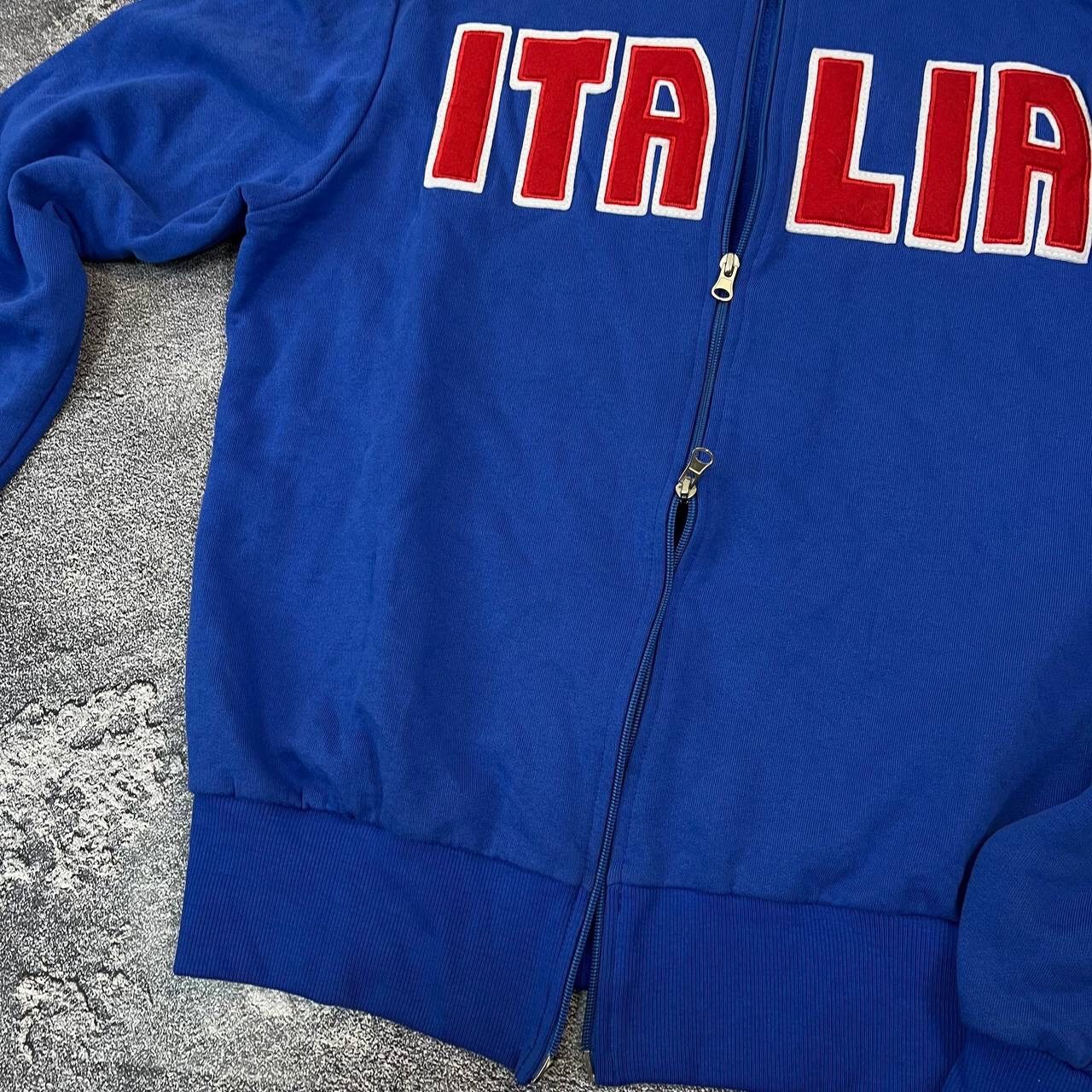 Japanese Brand Vintage Italy Team 🇮🇹Boxy Zip Y2k.Streetwear Size US XL / EU 56 / 4 - 3 Thumbnail