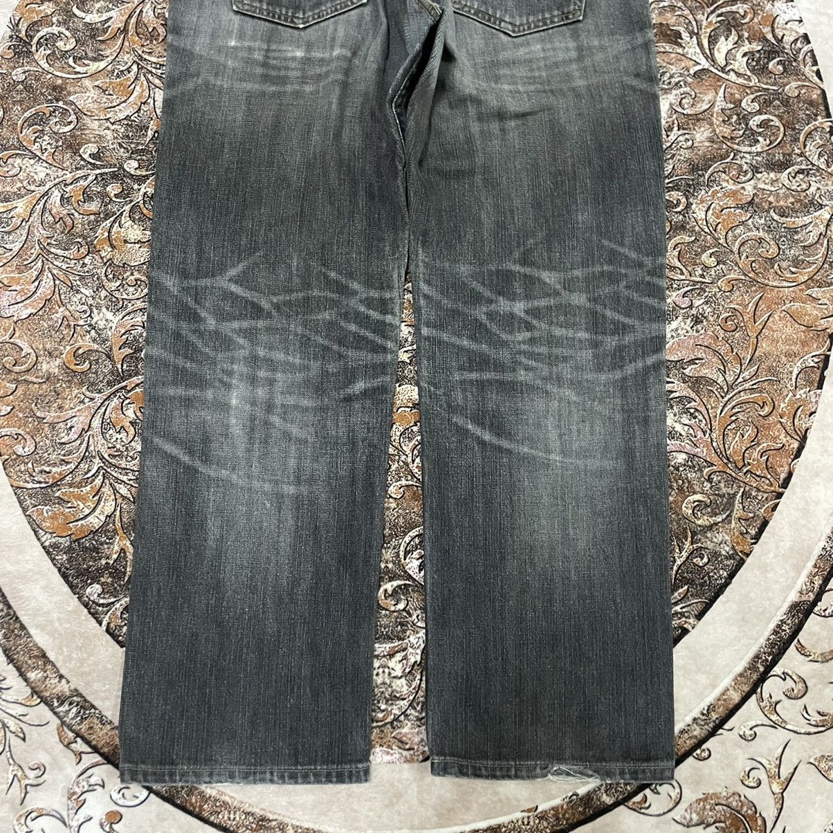 Wrangler 🔥Vintage Wrangler W0903 Stoned Washed Distress Denim Jeans Size US 33 - 6 Thumbnail