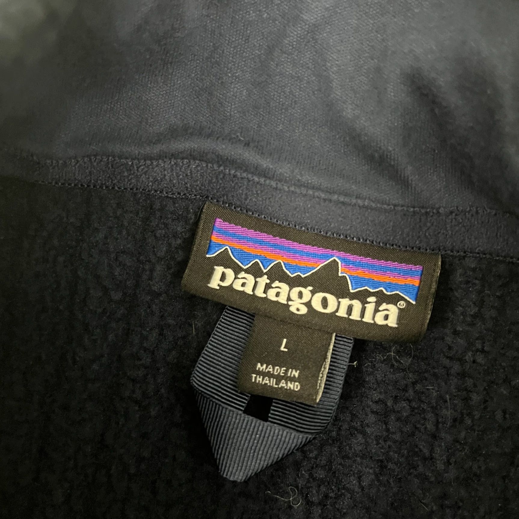 Patagonia Patagonia Better Sweater Mens L Blue Striped 1/2 Zip Pullover Golf Preppy Office/Fall/Winter/Spring Size US L / EU 52-54 / 3 - 3 Thumbnail