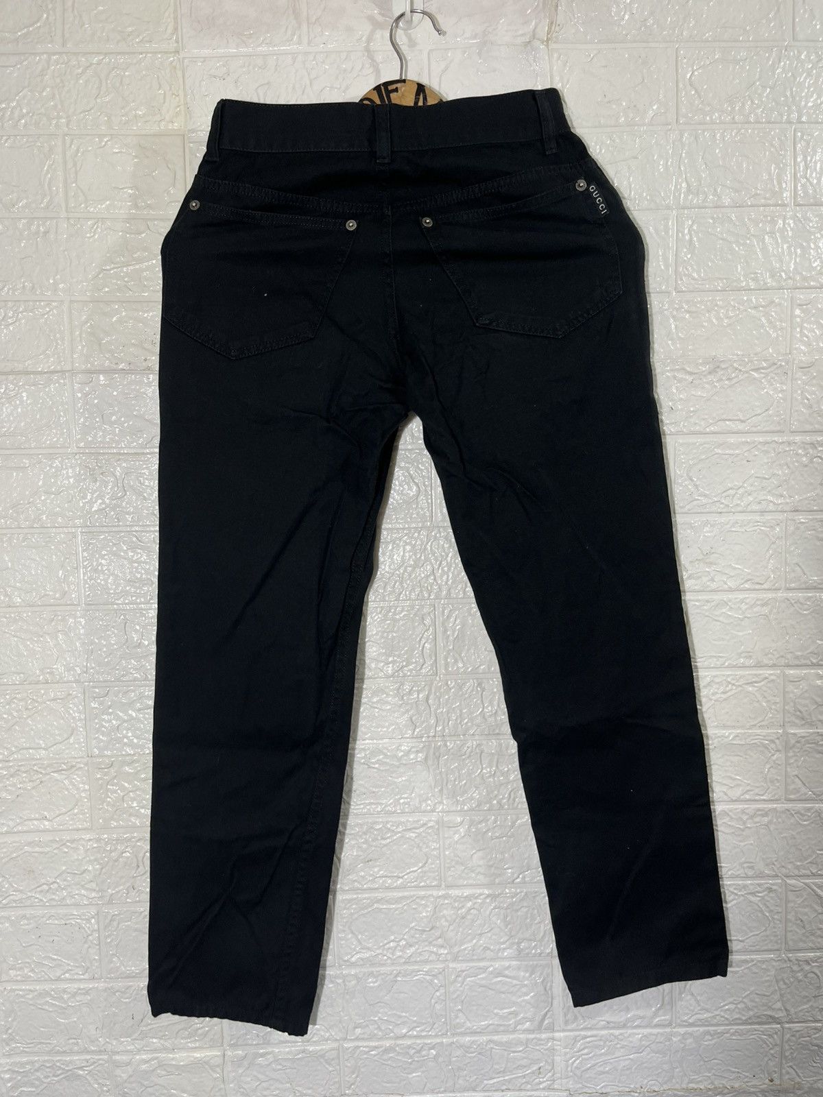 Gucci Gucci Black Trouser By Tom Ford Era Collection Size 26" / US 2 / IT 38 - 11 Thumbnail