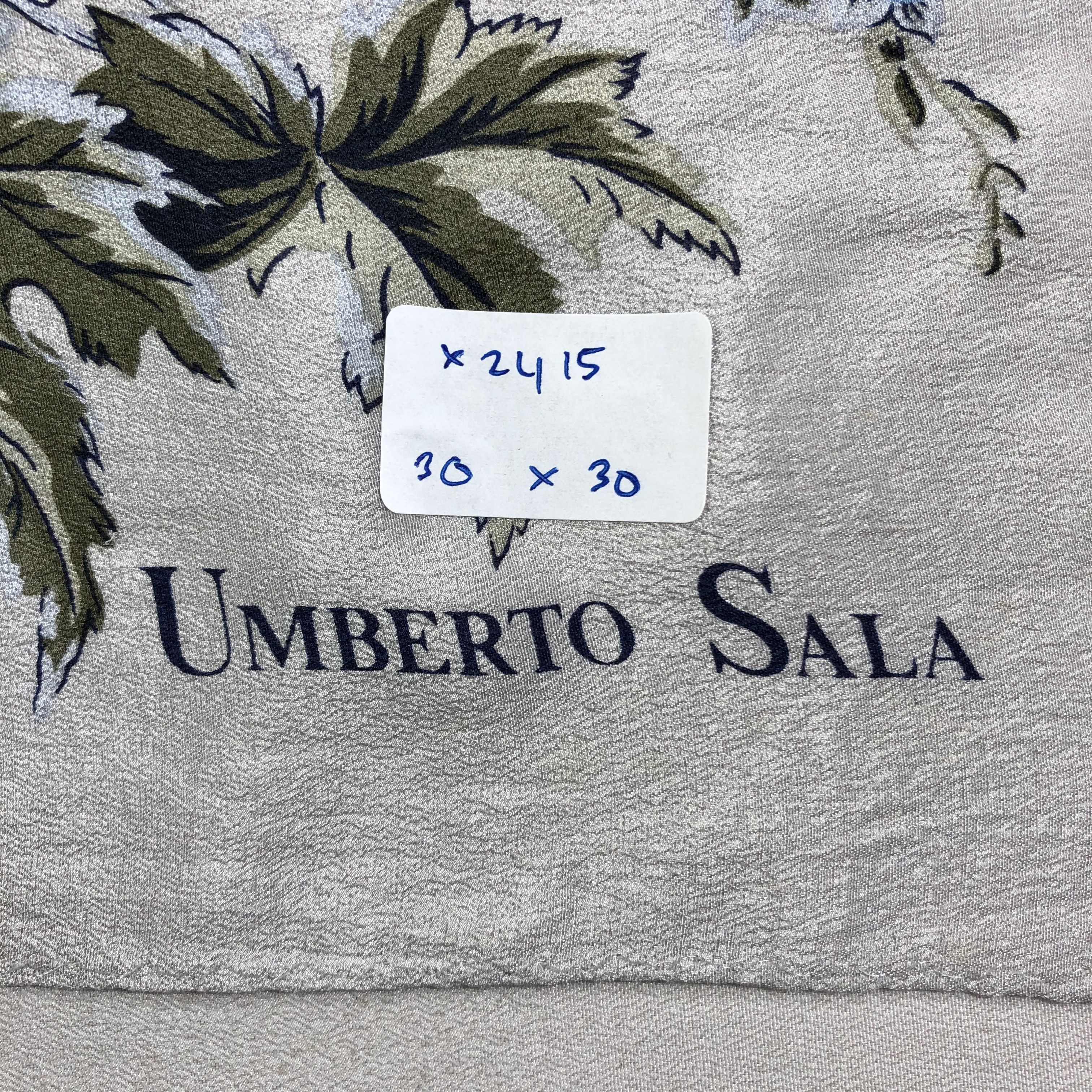 Vintage Vintage Umberto Sala Silk Scarf Size ONE SIZE - 8 Thumbnail