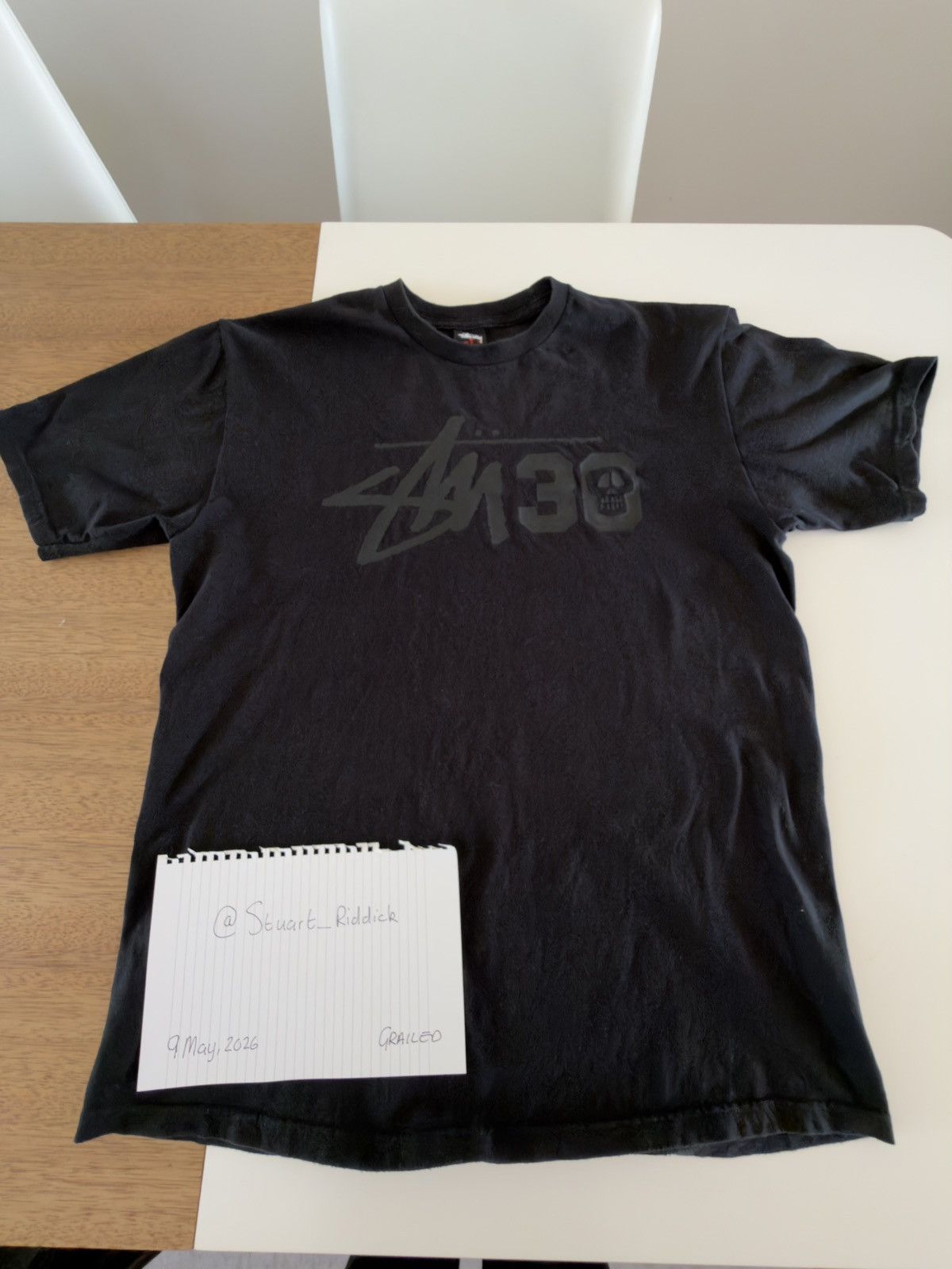 Stussy Stussy "Stu30 Skull" T-shirt Size US L / EU 52-54 / 3 - 1 Thumbnail
