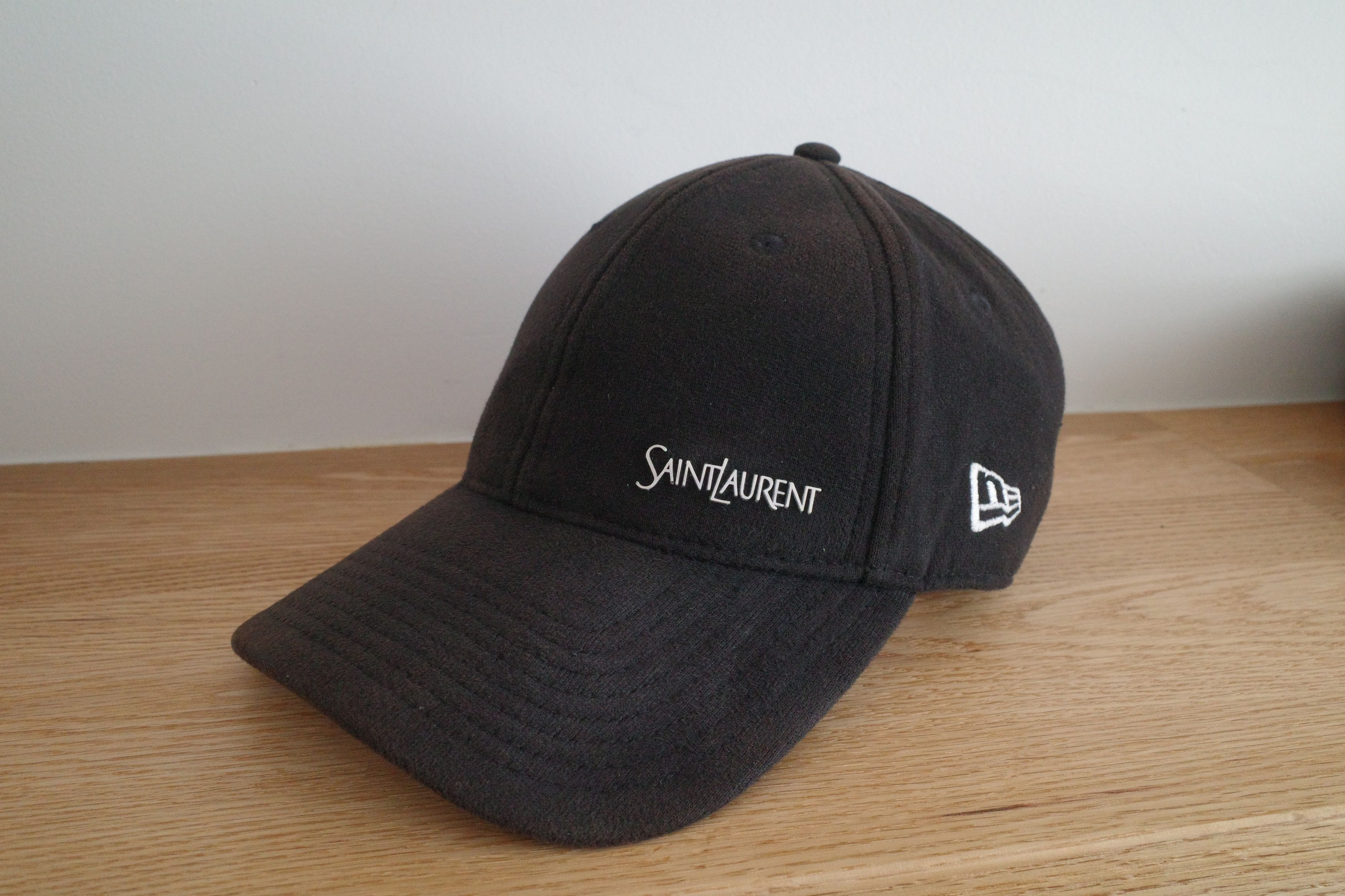 New Era × Saint Laurent Paris YSL x New Era logo Hat | Grailed