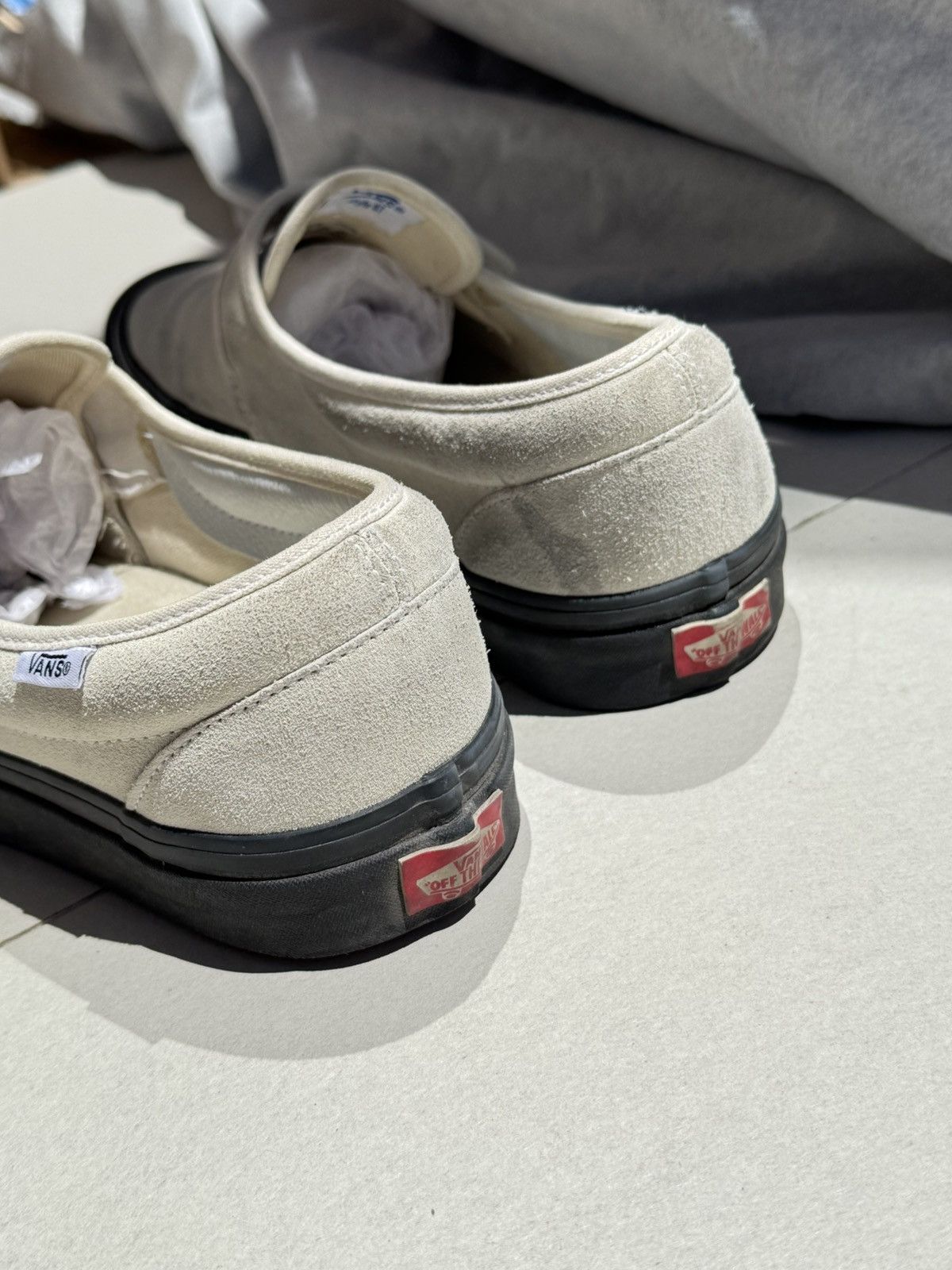 Vans Vans Slip-On Style 47 Men sz 12 (resemblance of FOG) beige Size US 12 / EU 45 - 16 Thumbnail