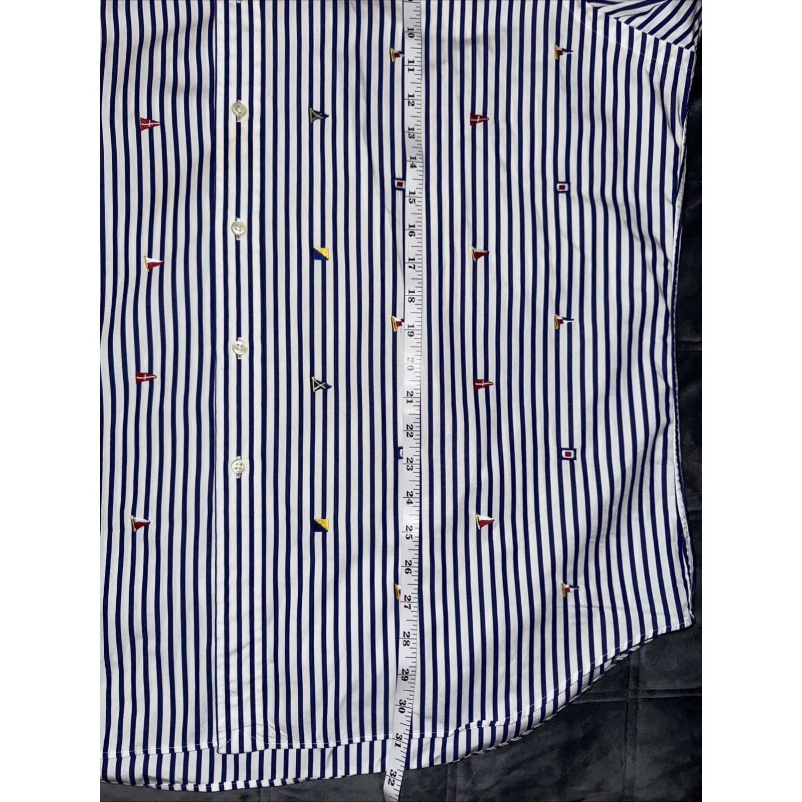 Ralph Lauren Ralph Lauren Blue Striped International Nautical Flag Sz 2XL Size US XXL / EU 58 / 5 - 6 Thumbnail