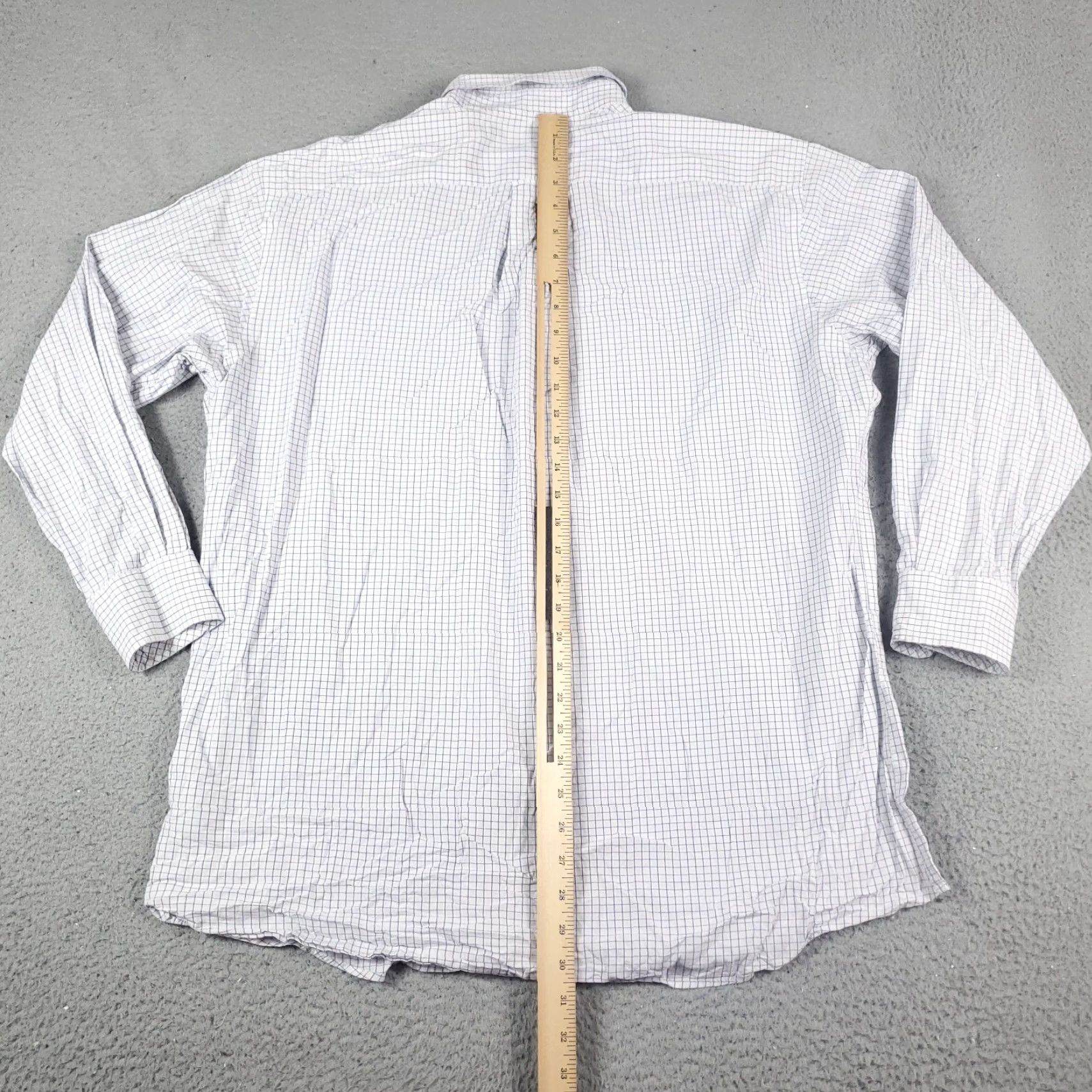 Tommy Hilfiger Tommy Hilfiger Shirt Mens Large White Blue Check Button-Up Long Sleeve Casual Office Wear L White Check, Tommy Hilfiger, Button-Up, Men, Regular Fit Size US L / EU 52-54 / 3 - 6 Thumbnail