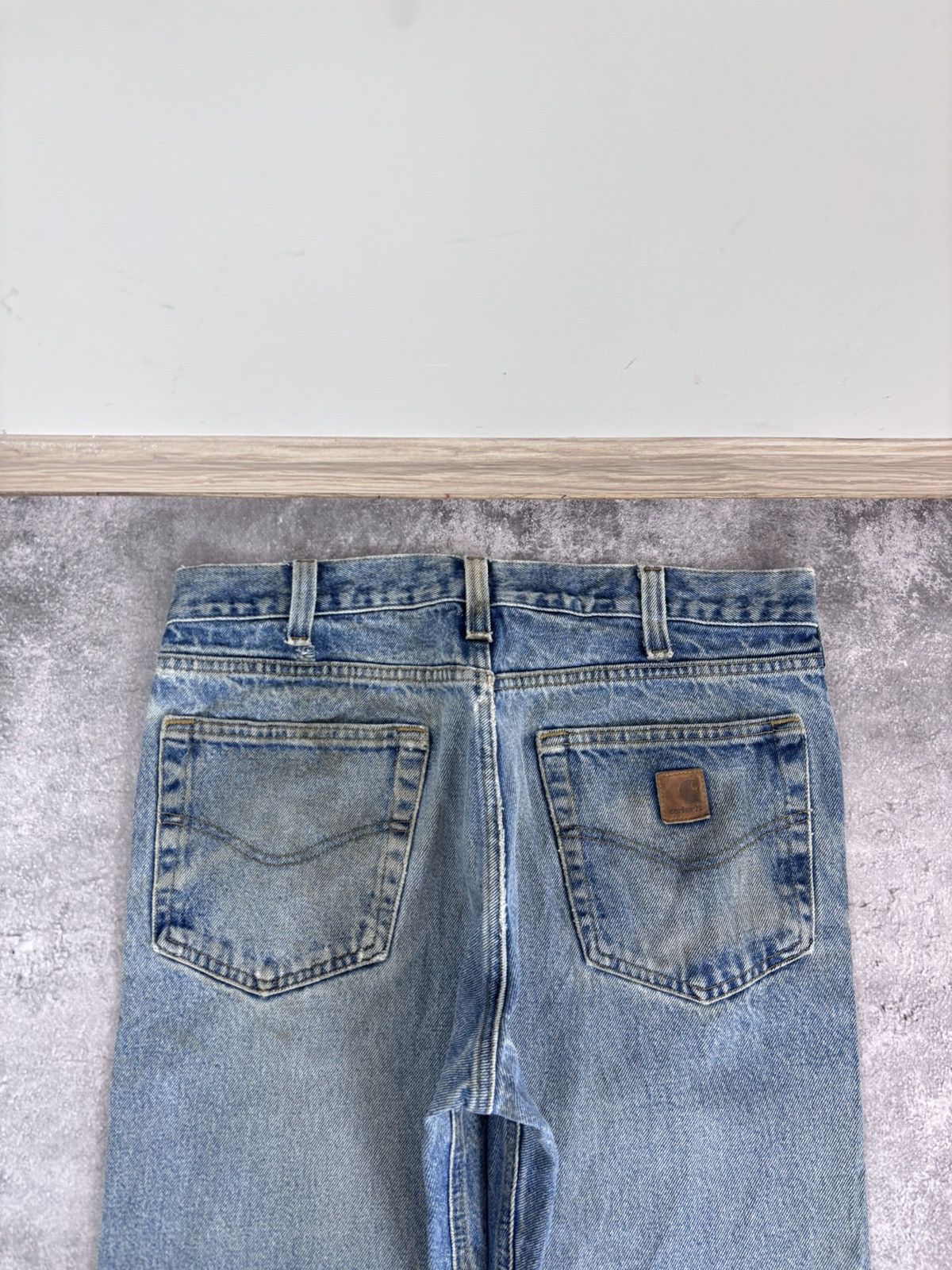 Carhartt Vintage Carhartt Faded Blue Denim Jeans Relaxed Fit Size US 32 / EU 48 - 8 Thumbnail