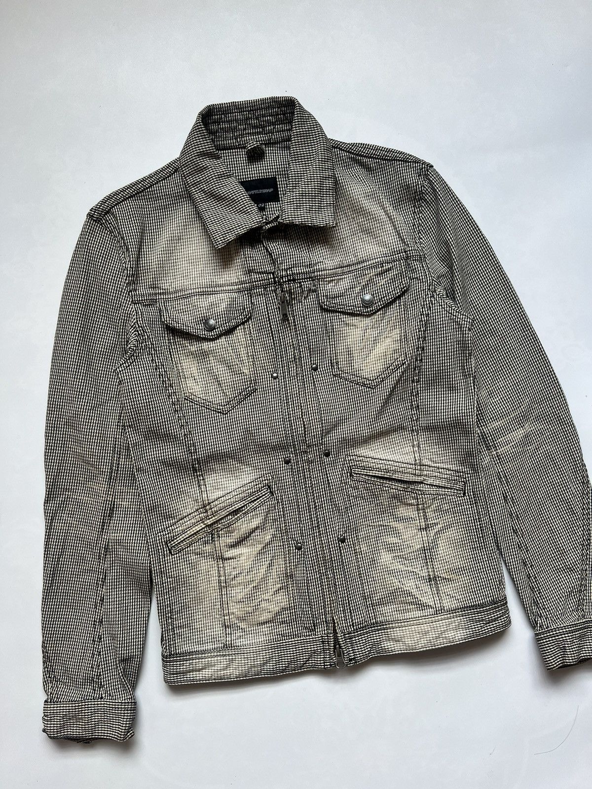 Japanese Brand Vintage 2000's Rattle Trap Mud wash Checkered Denim Size US S / EU 44-46 / 1 - 2 Thumbnail