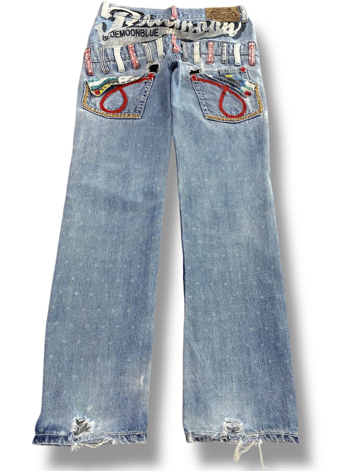Japanese Brand Japanese Brand Blue Moon Blue Hawai Jean Size US 28 / EU 44 - 3 Thumbnail
