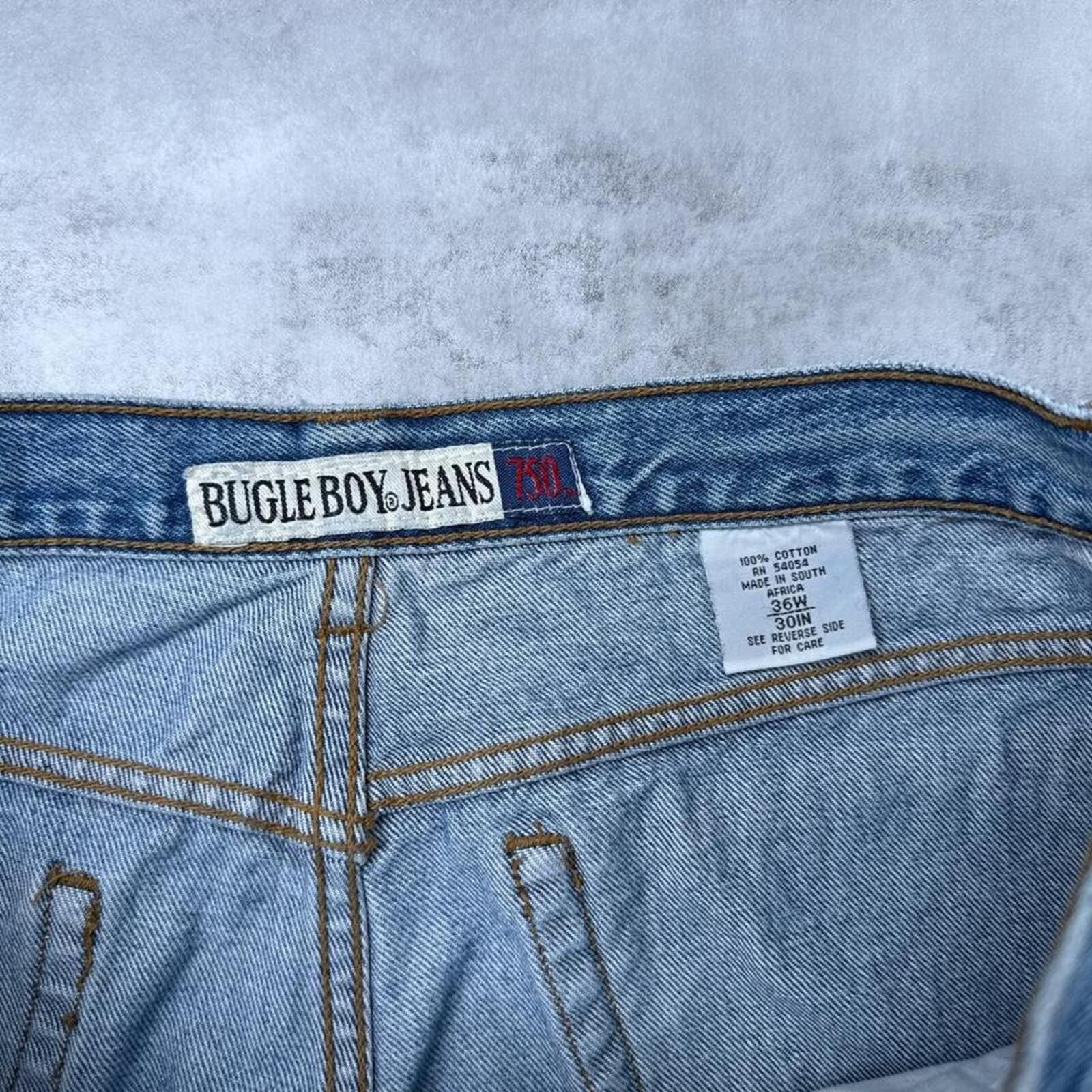 Bugle Boy Y2K Bugle Boy blue denim Baggy 00s jeans Size US 36 / EU 52 - 4 Thumbnail