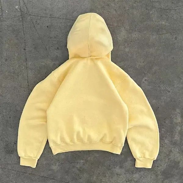 Japanese Brand Saki Yellow loose white retro lobster print hoodie y2k Size US L / EU 52-54 / 3 - 4 Thumbnail