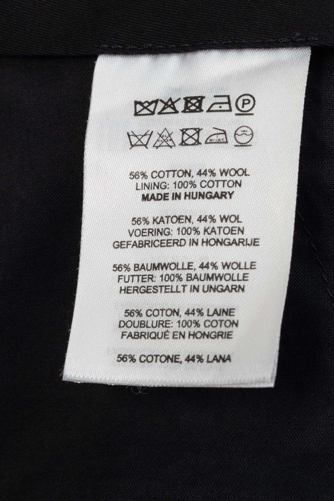 Dries Van Noten Dries Van Noten Black Cotton & Wool Tapered Trousers Size 36" / US 14 / IT 50 - 8 Thumbnail