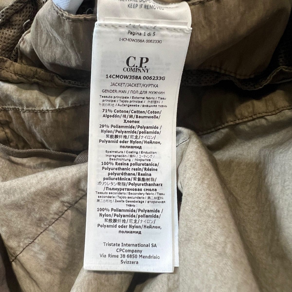 C.P. Company C.P. COMPANY Garment Dyed Multi-Pocket Cargo Jacket - Khaki Size US M / EU 48-50 / 2 - 10 Thumbnail