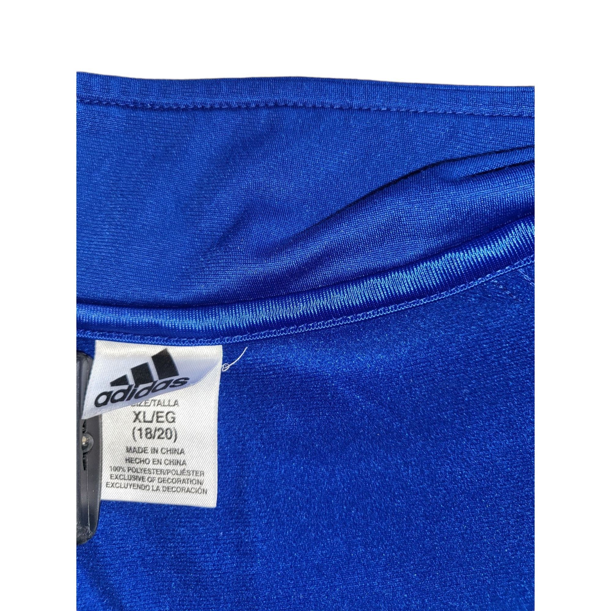 Adidas Adidas Track Jacket Women Sz XL 18/20 Blue Black Full Zip At Size US XL / EU 56 / 4 - 6 Thumbnail