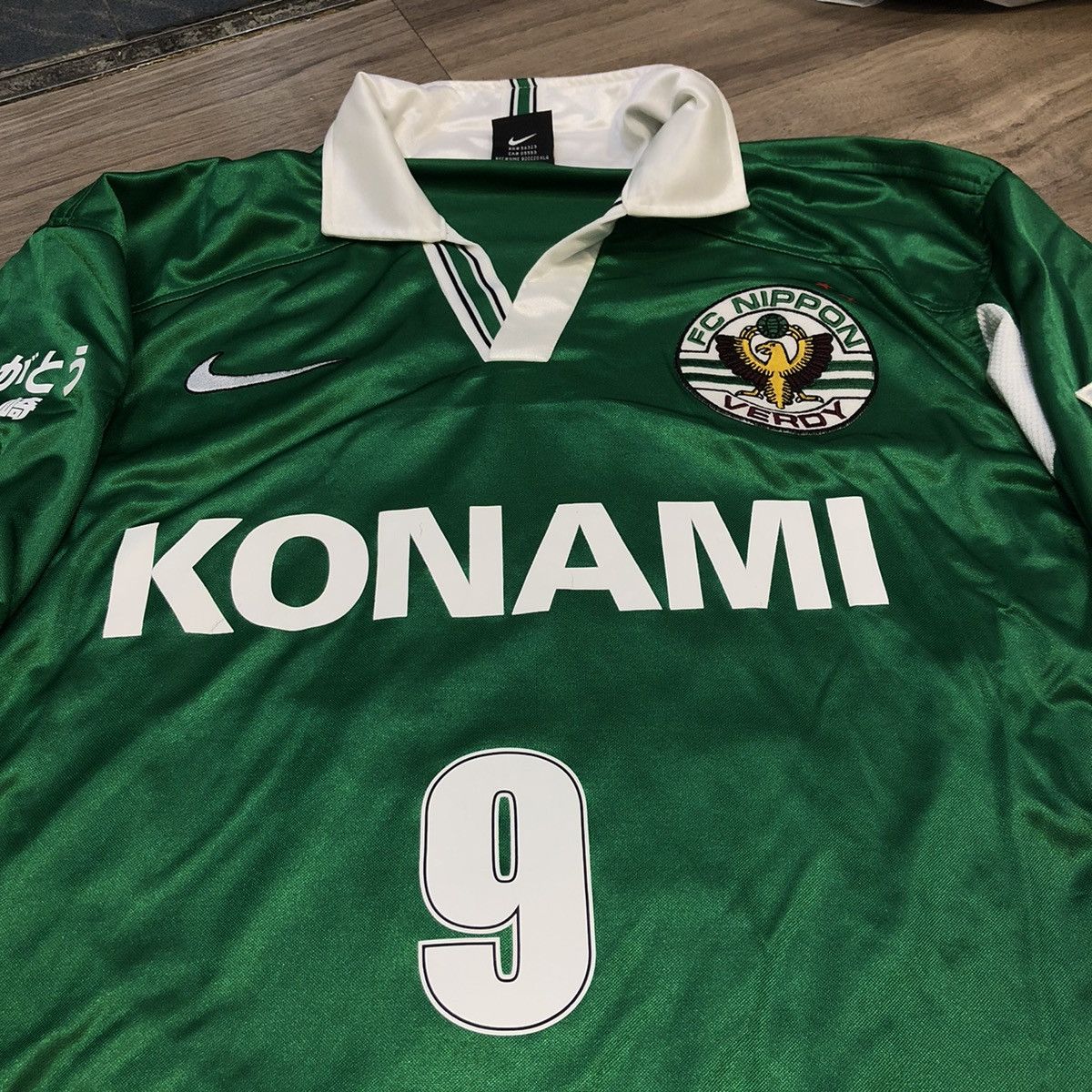 Japanese Brand Verdy Kawasaki 2000 match issued home shirt #9 Size US XL / EU 56 / 4 - 3 Thumbnail