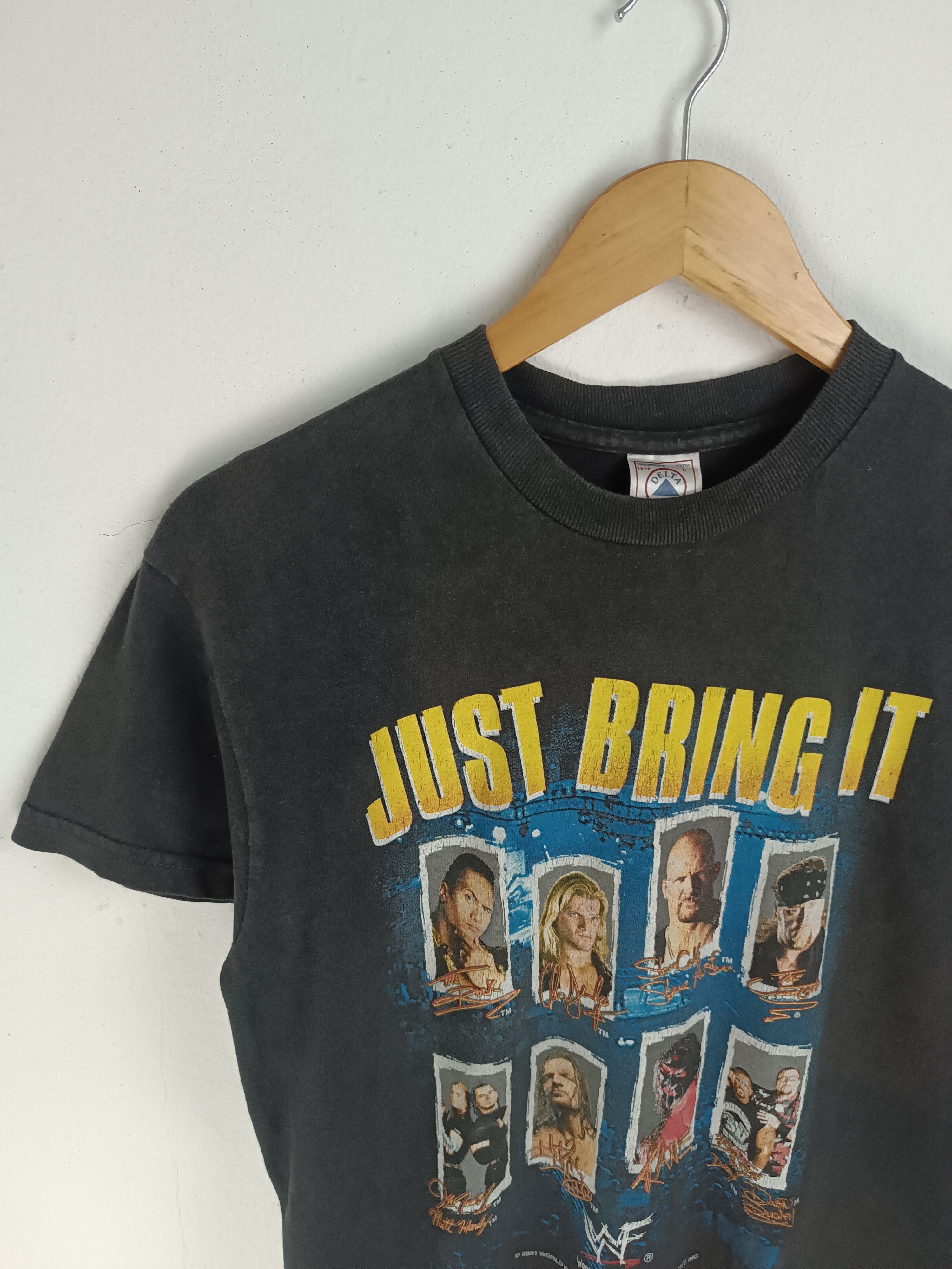 Vintage VINTAGE 2001 WWF ALL STAR BRING IT ON (stone cold undertaker Size US XS / EU 42 / 0 - 5 Thumbnail