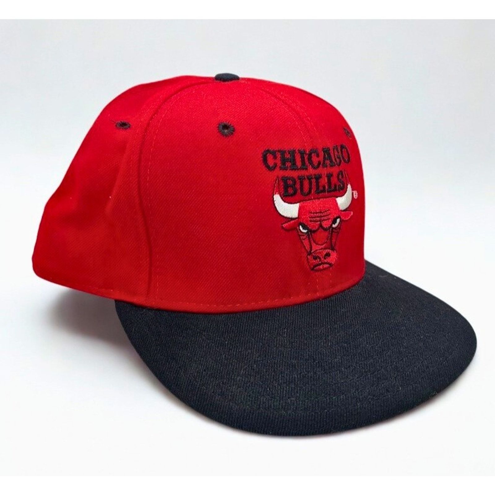 New Era Chicago Bulls NBA New Era 59FIFTY Fitted Hat 7 1/2 Wool USA Size ONE SIZE - 5 Thumbnail