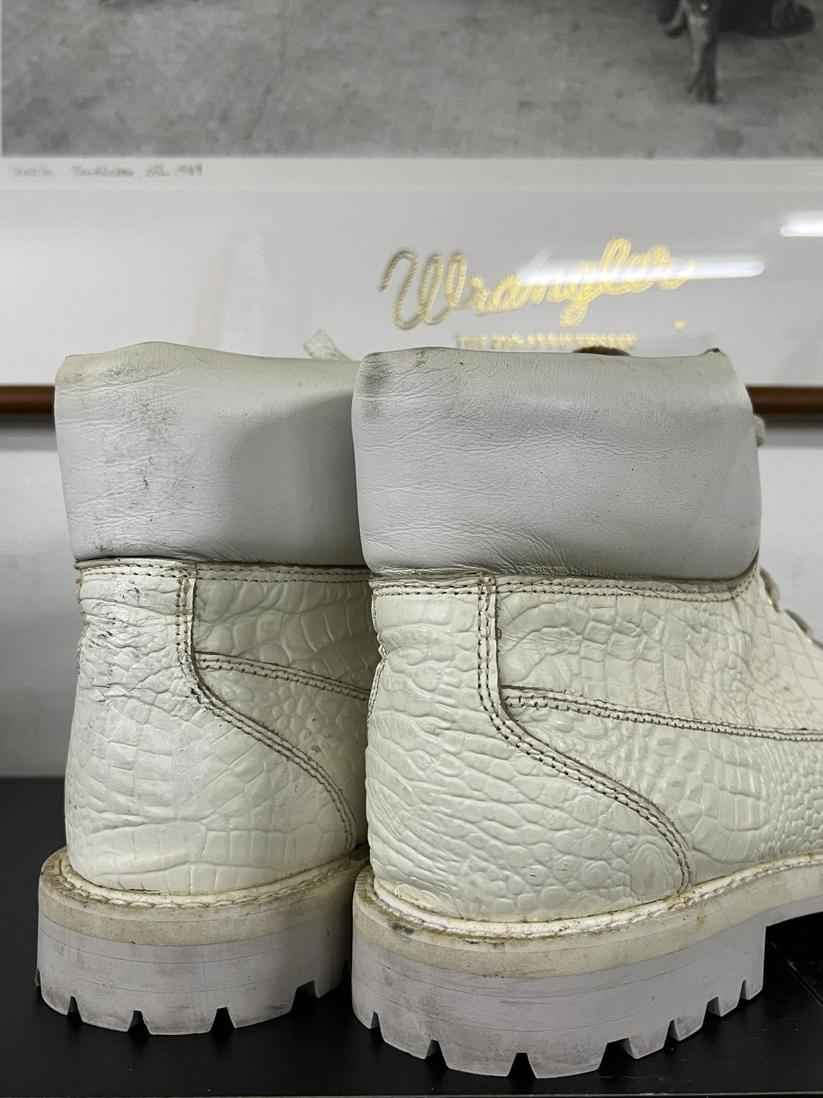 14th Addiction Juvenile Delinquent Balenciaga Style Crocodile Leather Boots Size US 9.5 / EU 42-43 - 20 Thumbnail