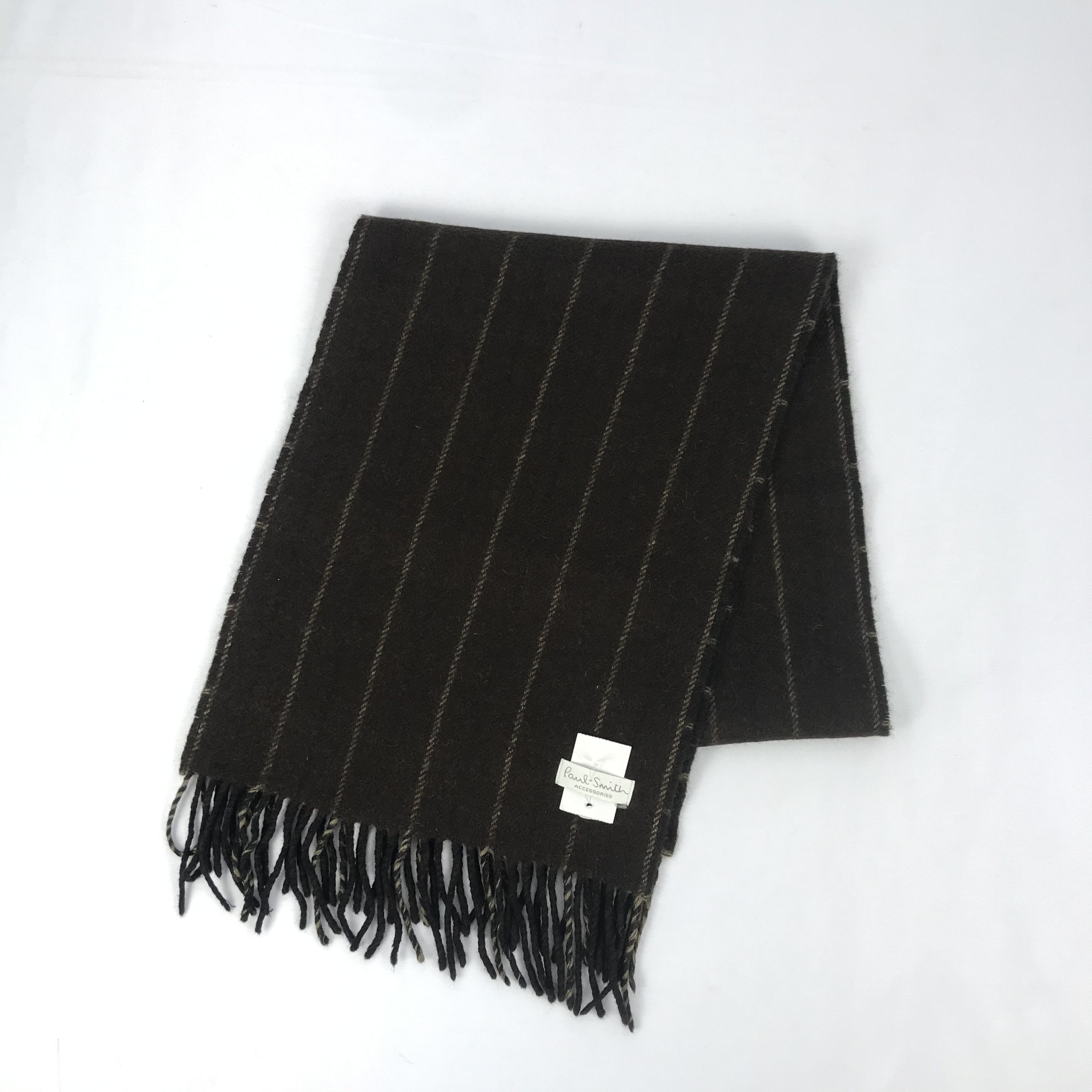 Paul Smith Vintage Paul Smith Scarf Muffler Cashmere Wool Scarves Size ONE SIZE - 3 Thumbnail