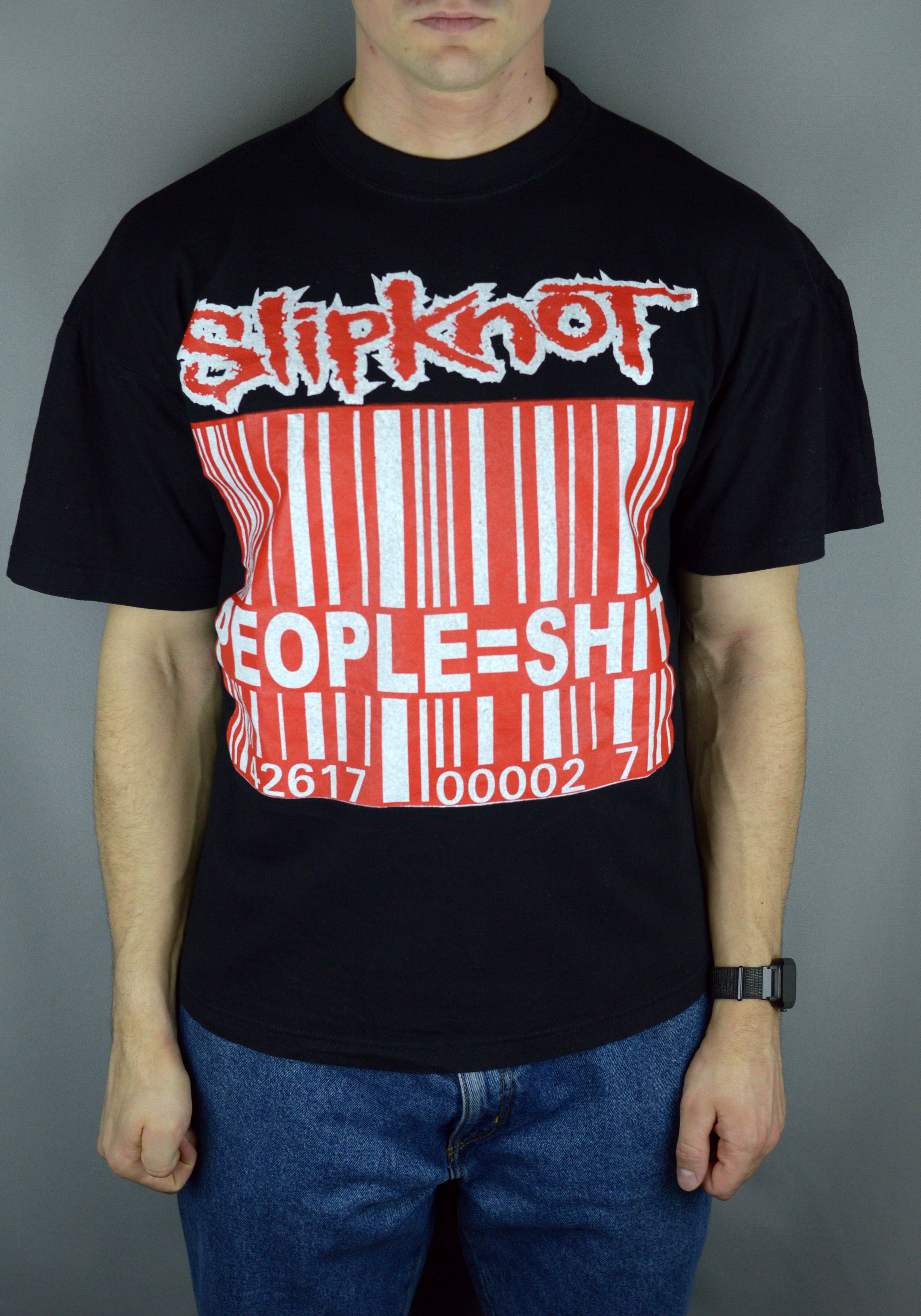 Slipknot × Vintage Vintage Slipknot People = Shit 2001 t shirt Size US L / EU 52-54 / 3 - 1 Thumbnail