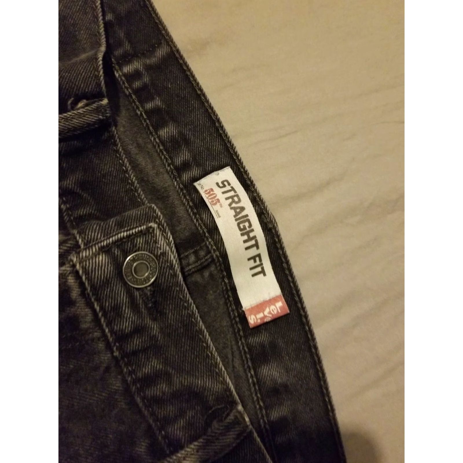 Levi's **Levi's 505 Men's Regular Straight Black Jeans 36x32** User: Levi's 505 Men's Regular Straight Black Jeans 36x32 Size US 36 / EU 52 - 7 Thumbnail